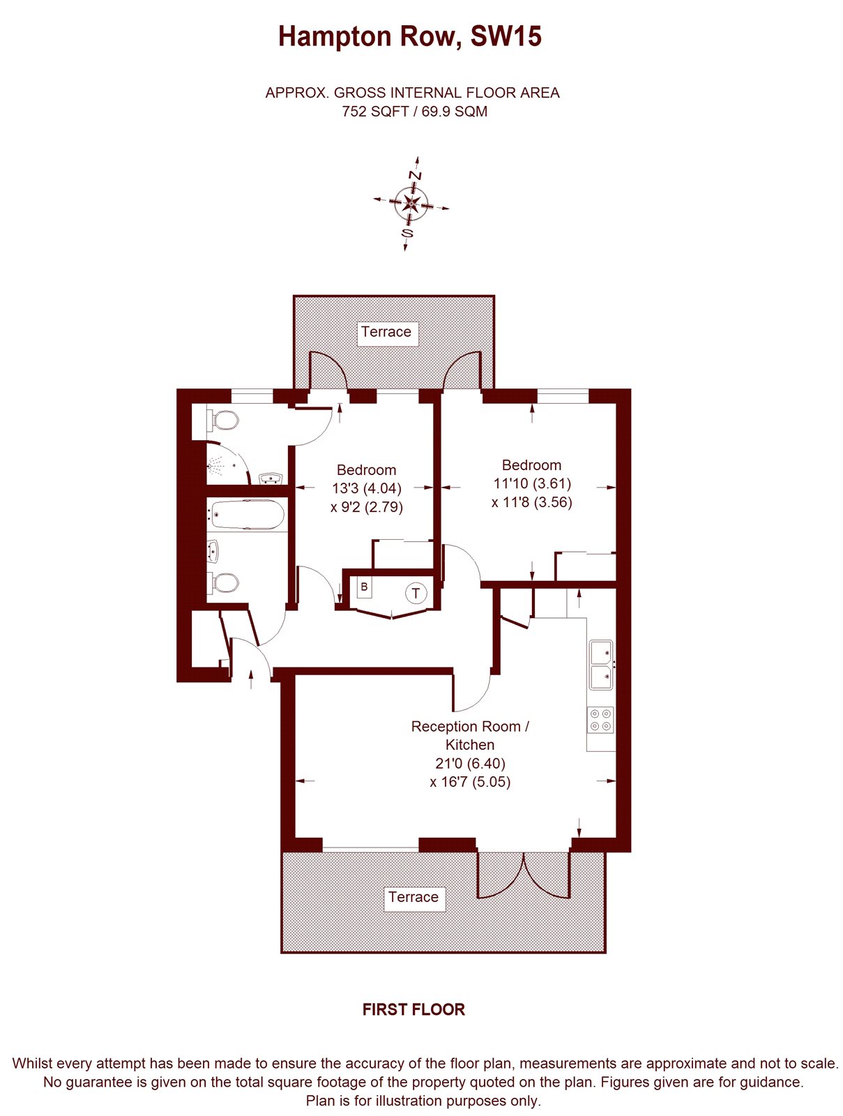 2 Bedrooms Flat to rent in Upper Richmond Road, London SW15