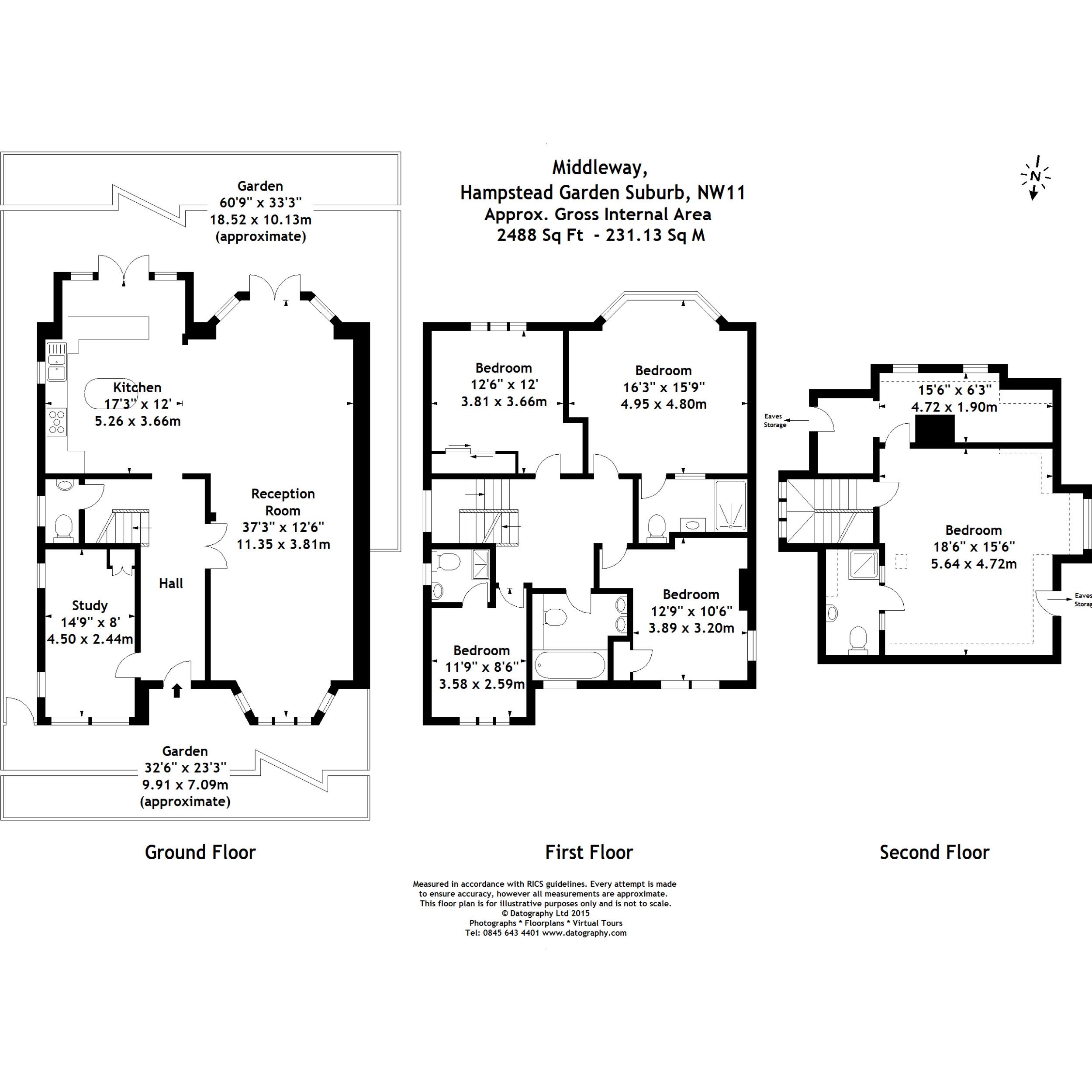 60, Middleway, London floorplan