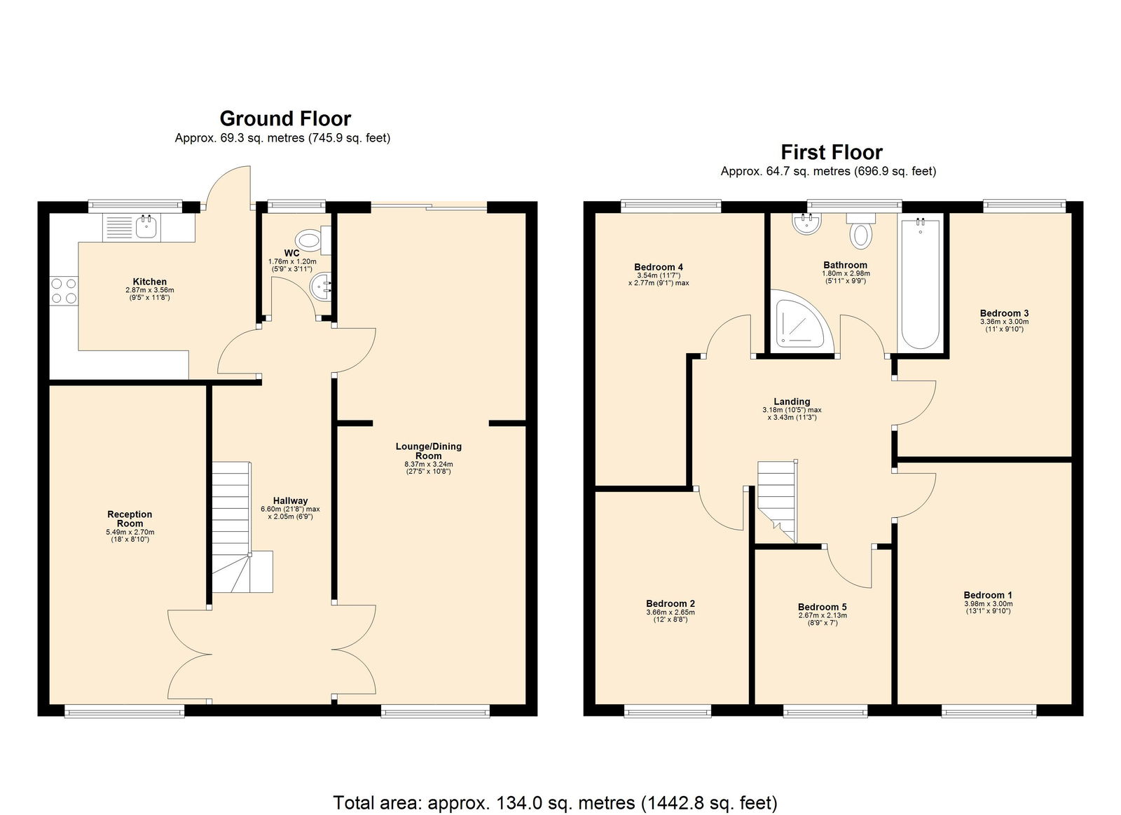 36, Earlswood, Skelmersdale floorplan