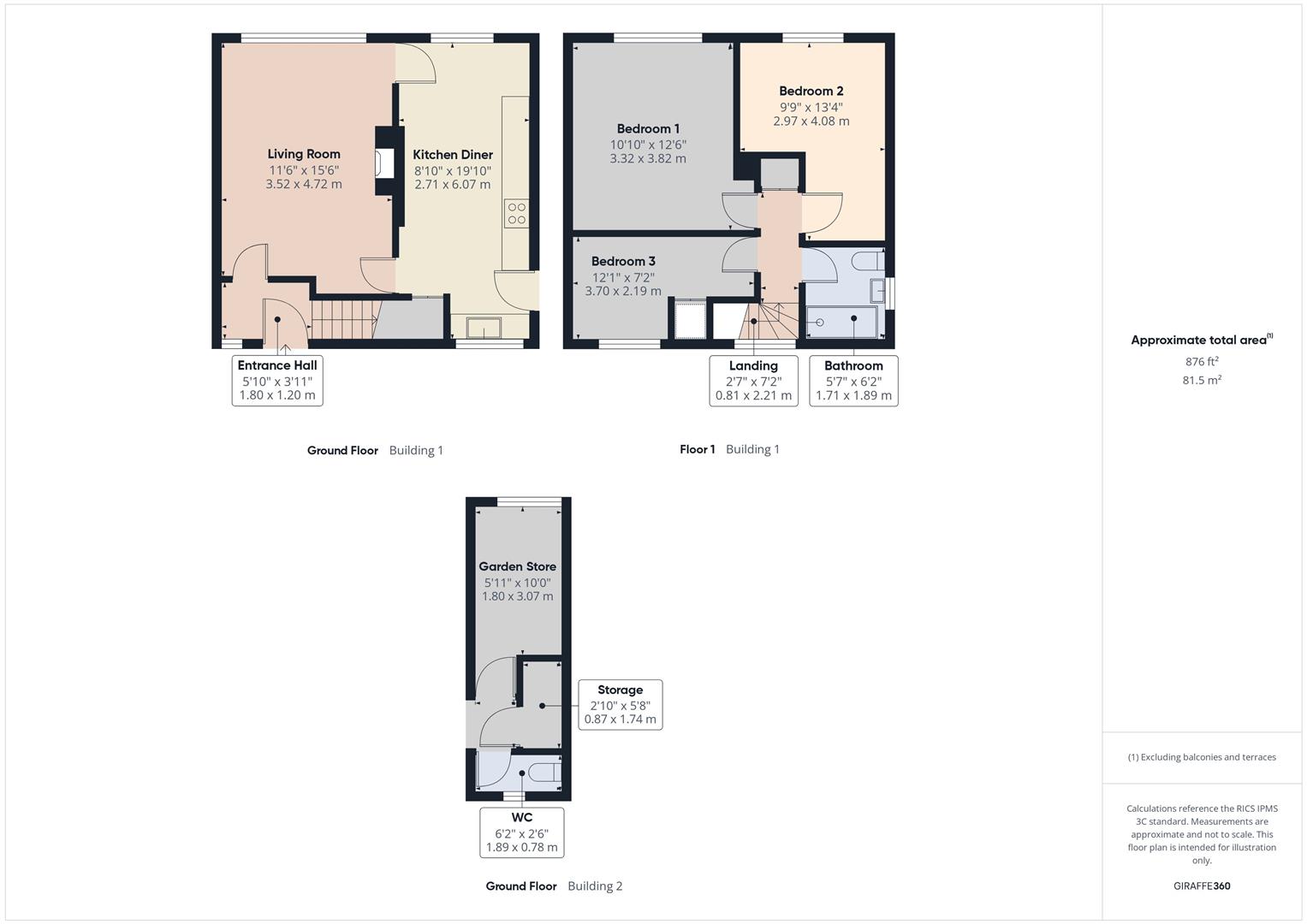 47, Coppice Road, Stamford floorplan