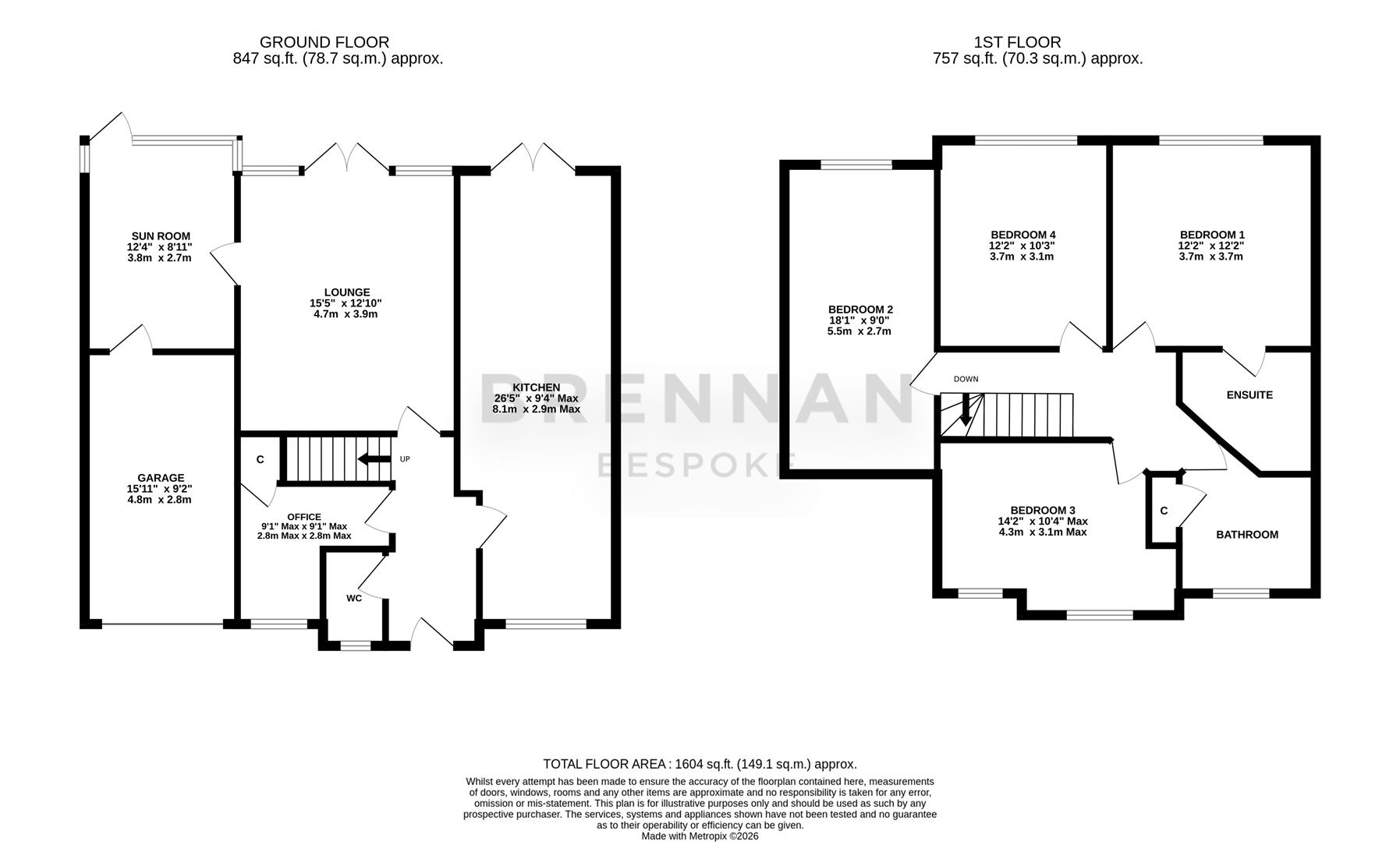 84, Deeble Road, Kettering floorplan