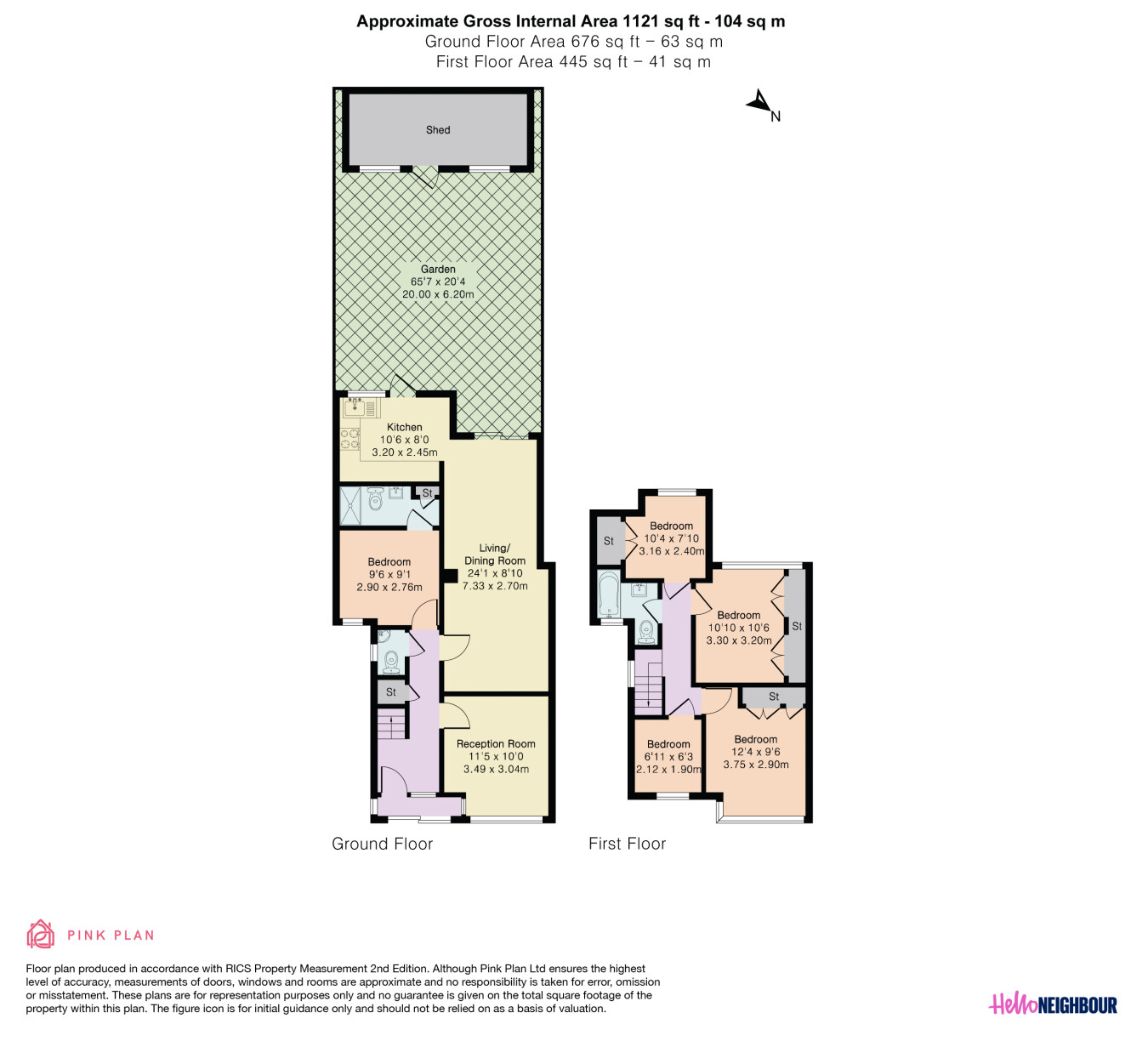 45, Taunton Way, Stanmore floorplan