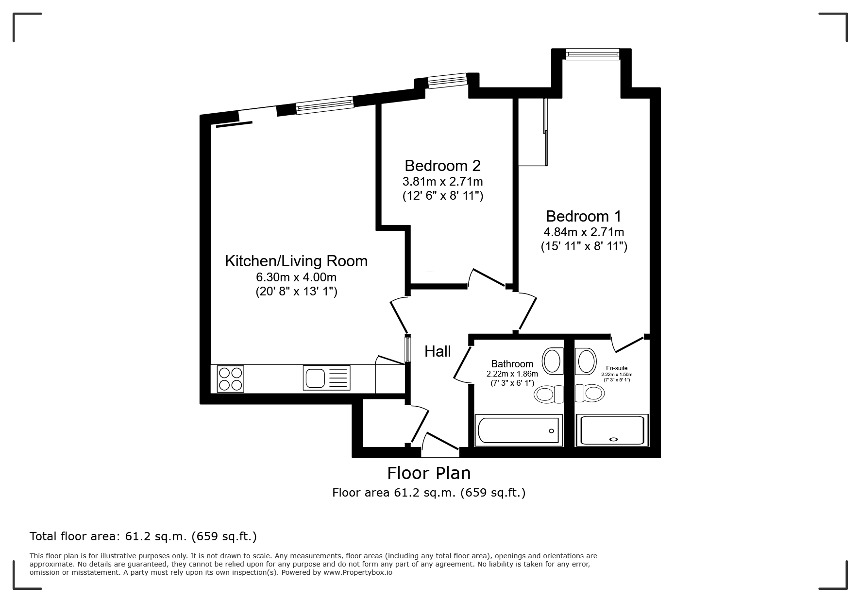 67, City Lofts, Salford floorplan