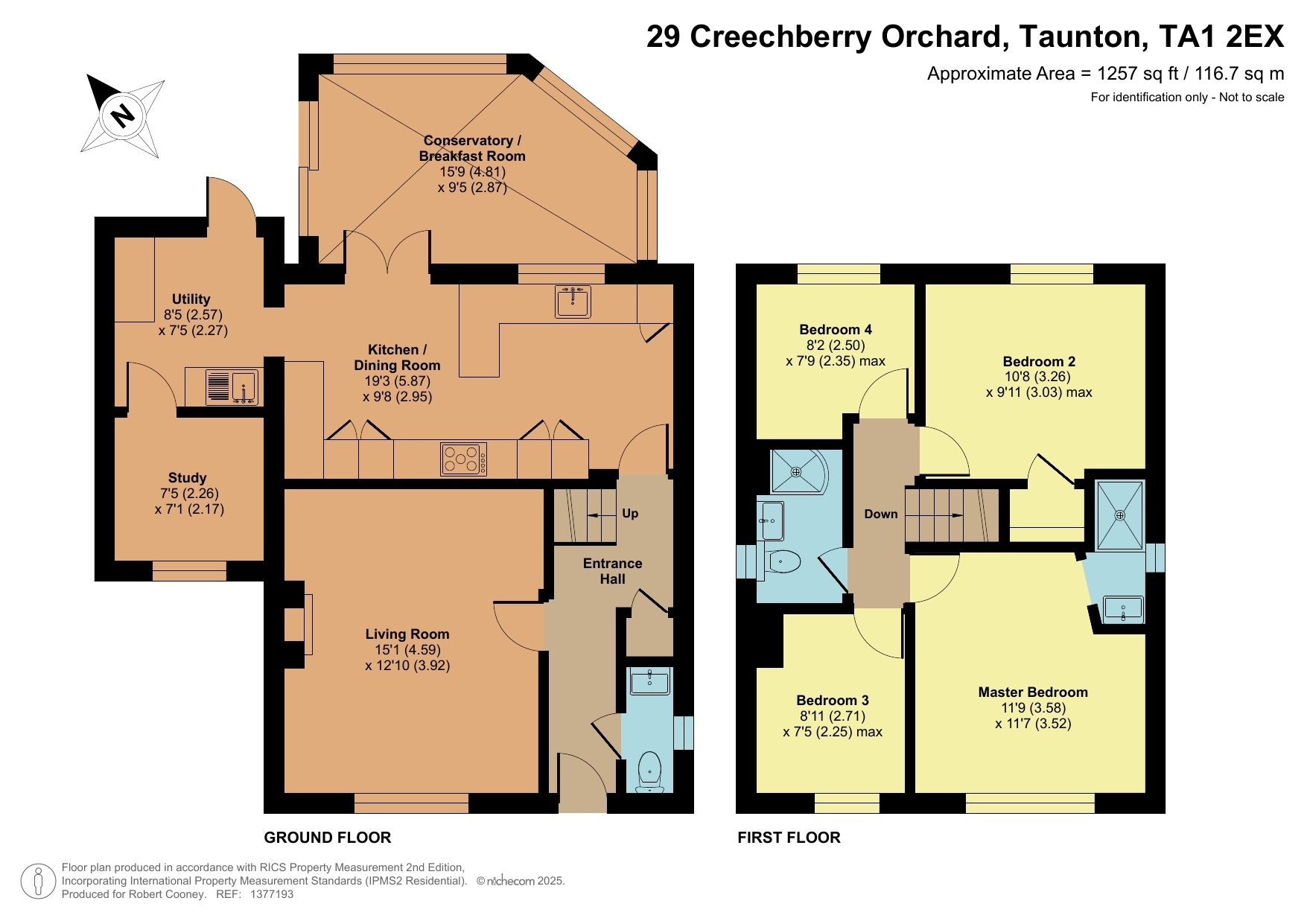 29 Creechberry Orchard, Taunton floorplan