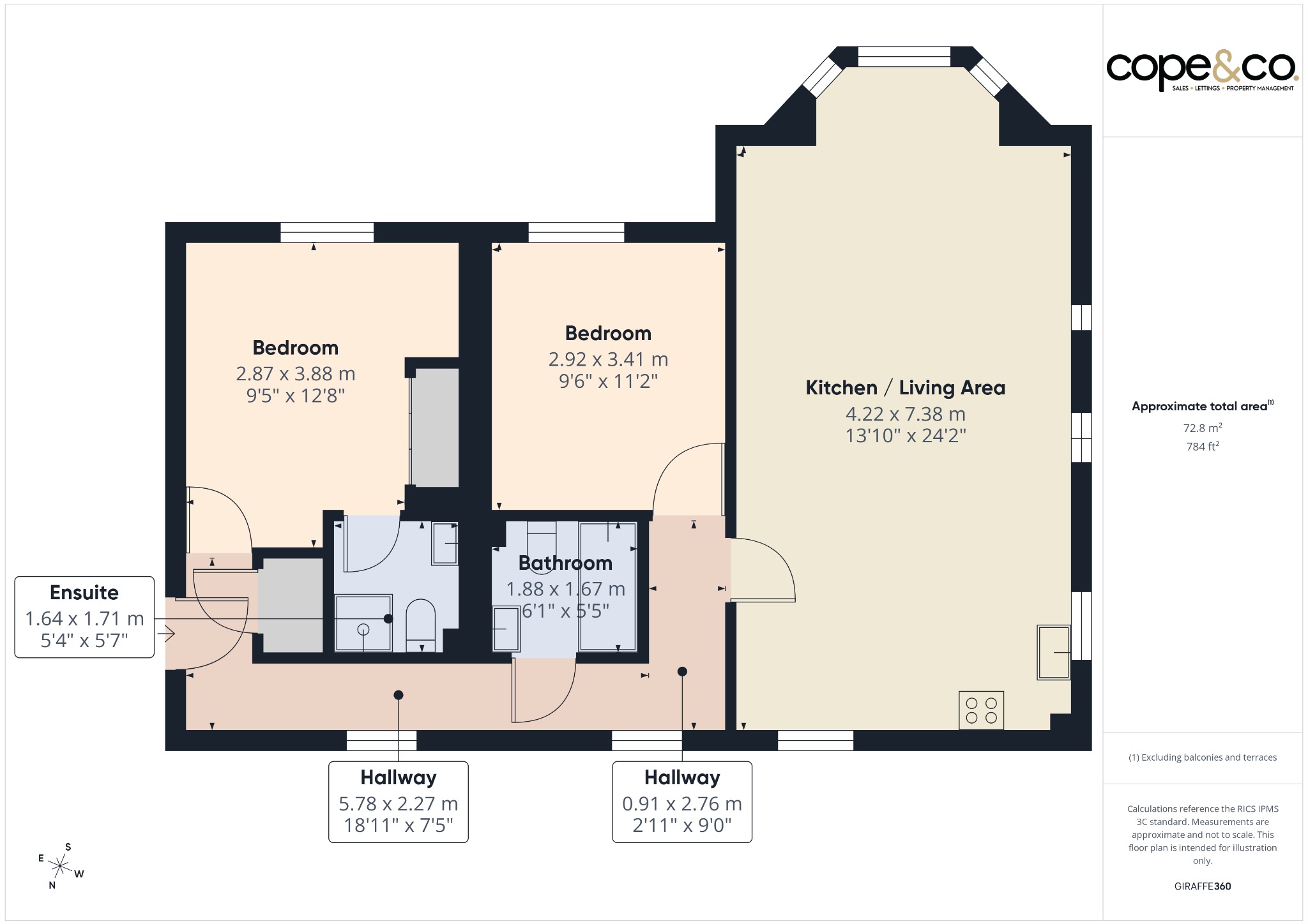 2, Priory Heights Court, Derby floorplan