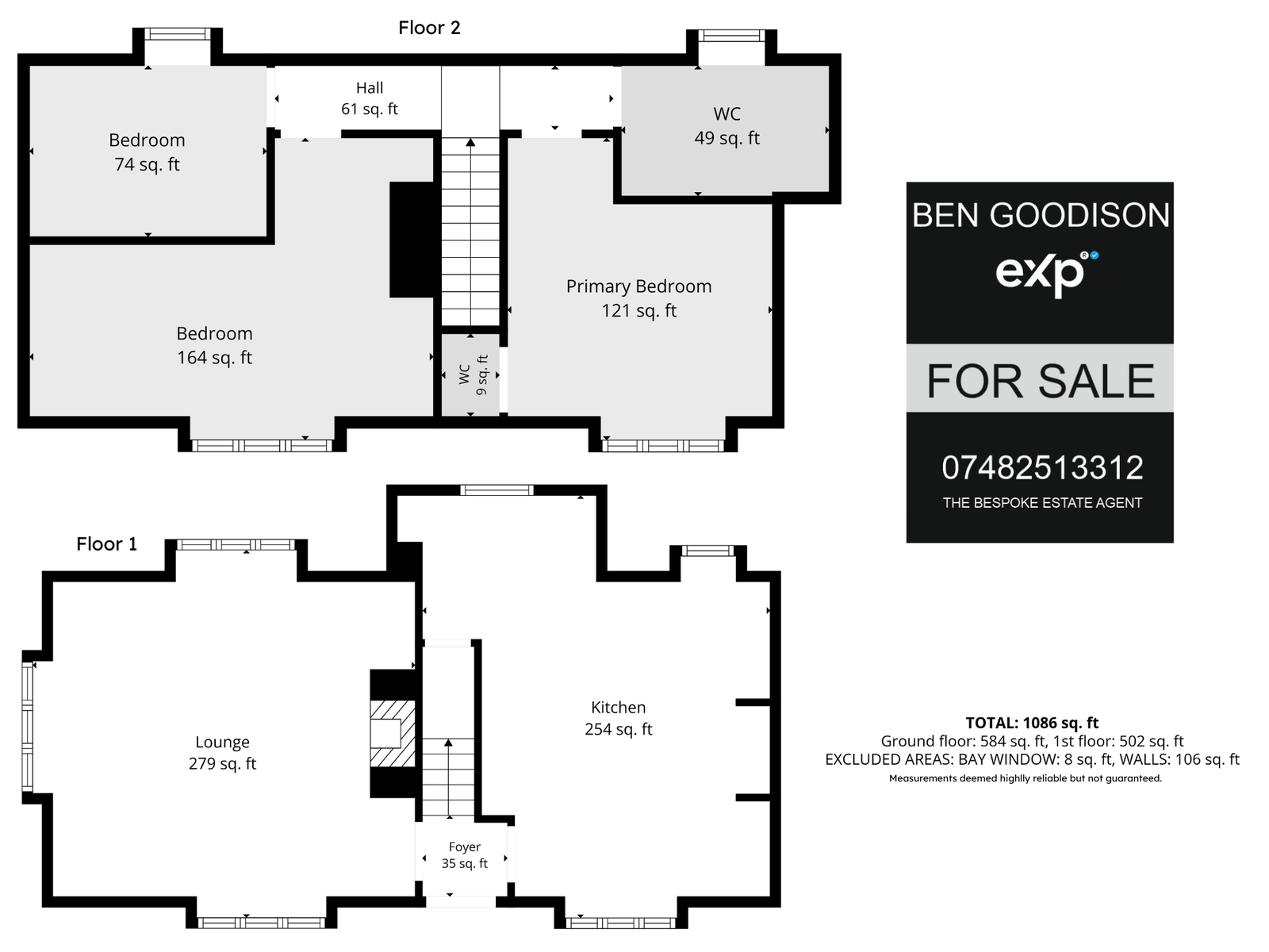 Jester Cottage, Rushworth Street, Bradford floorplan