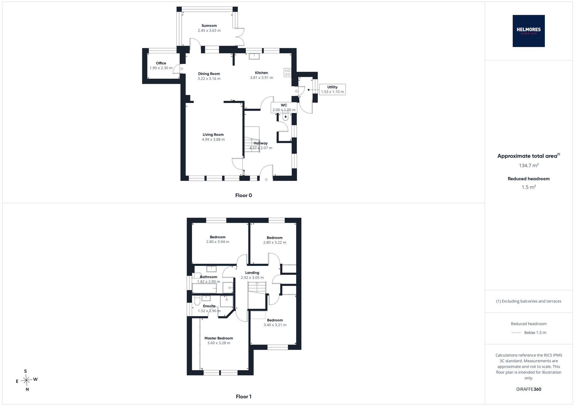 Moorlands Yeoford Meadows, Crediton floorplan