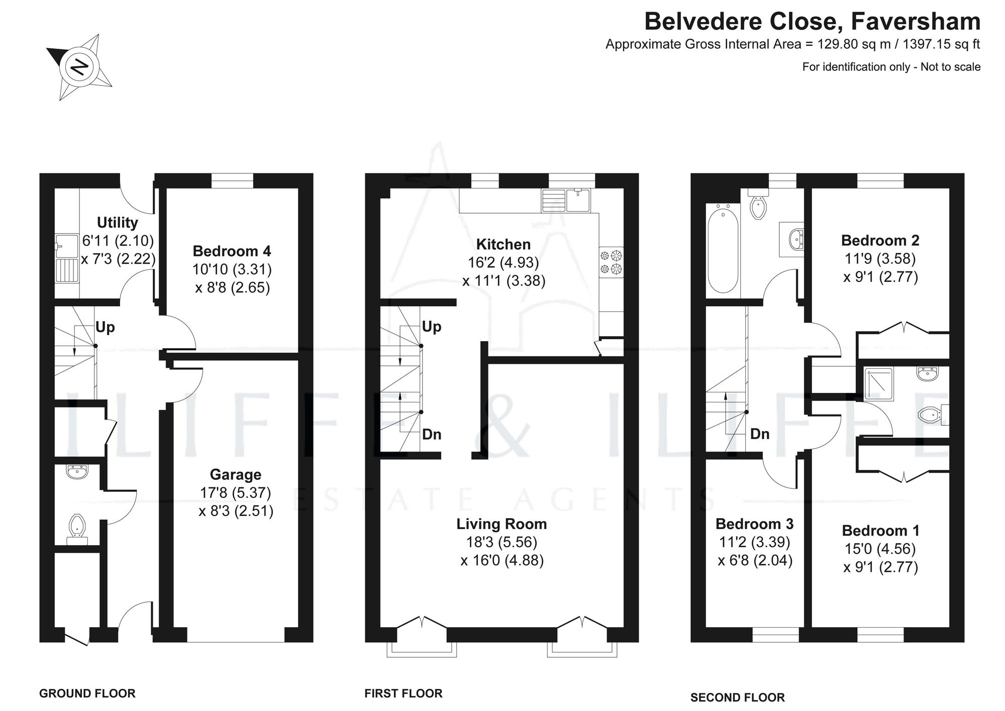 2 Belvedere Close, Faversham floorplan