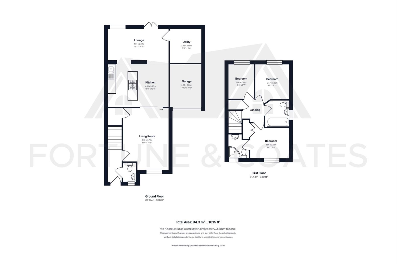 Malkin Drive, Harlow floorplan