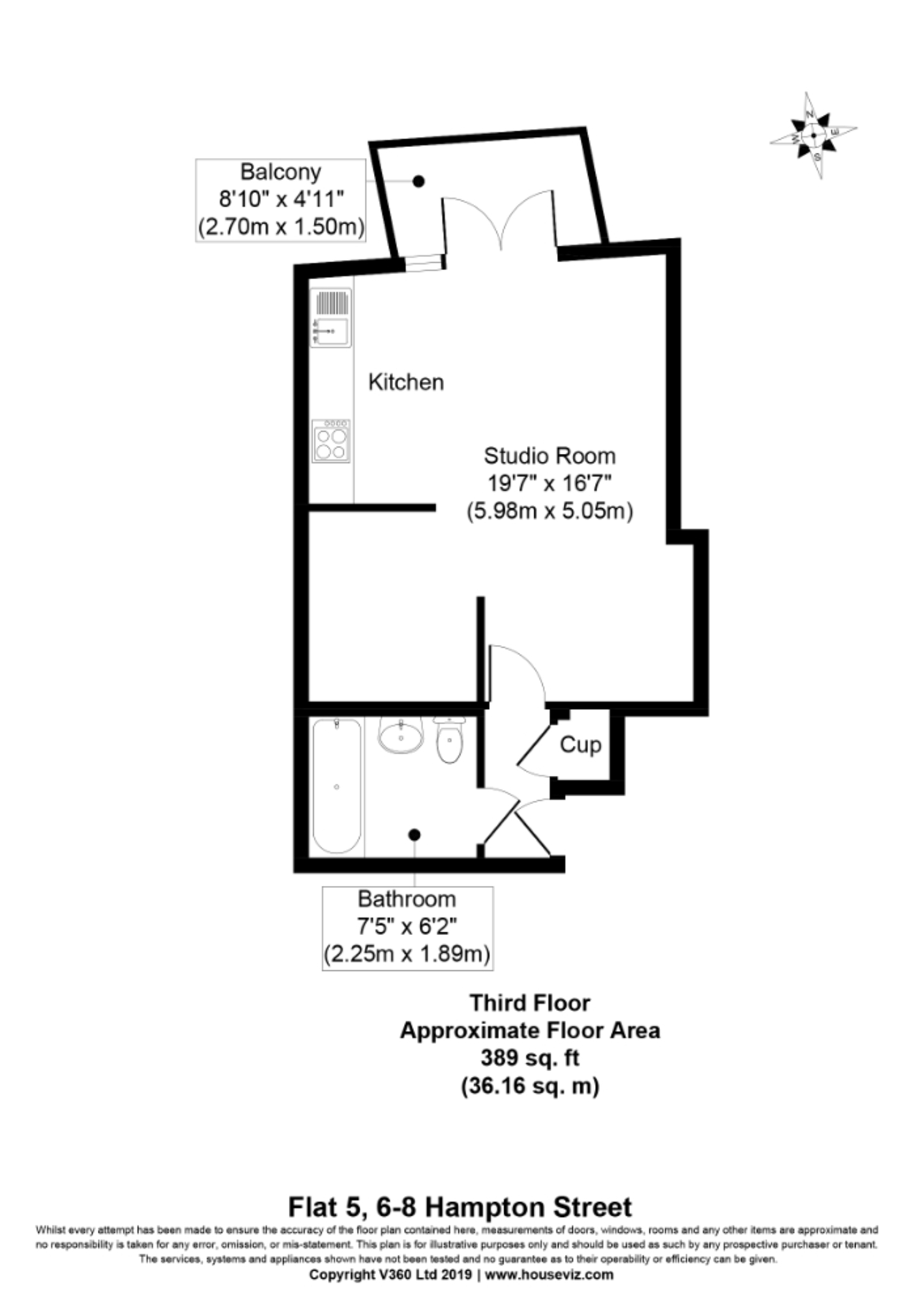 1 Bedrooms Flat for sale in Hampton Street, London SE1