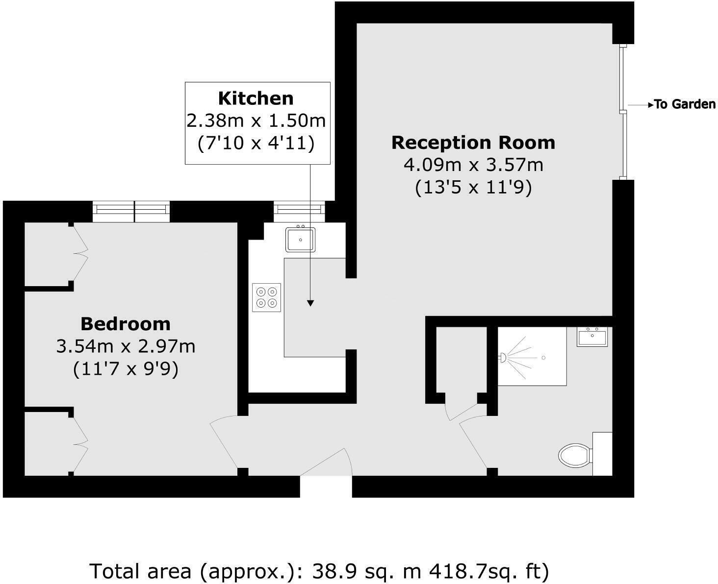 1, Staines Road East, Sunbury-on-Thames floorplan
