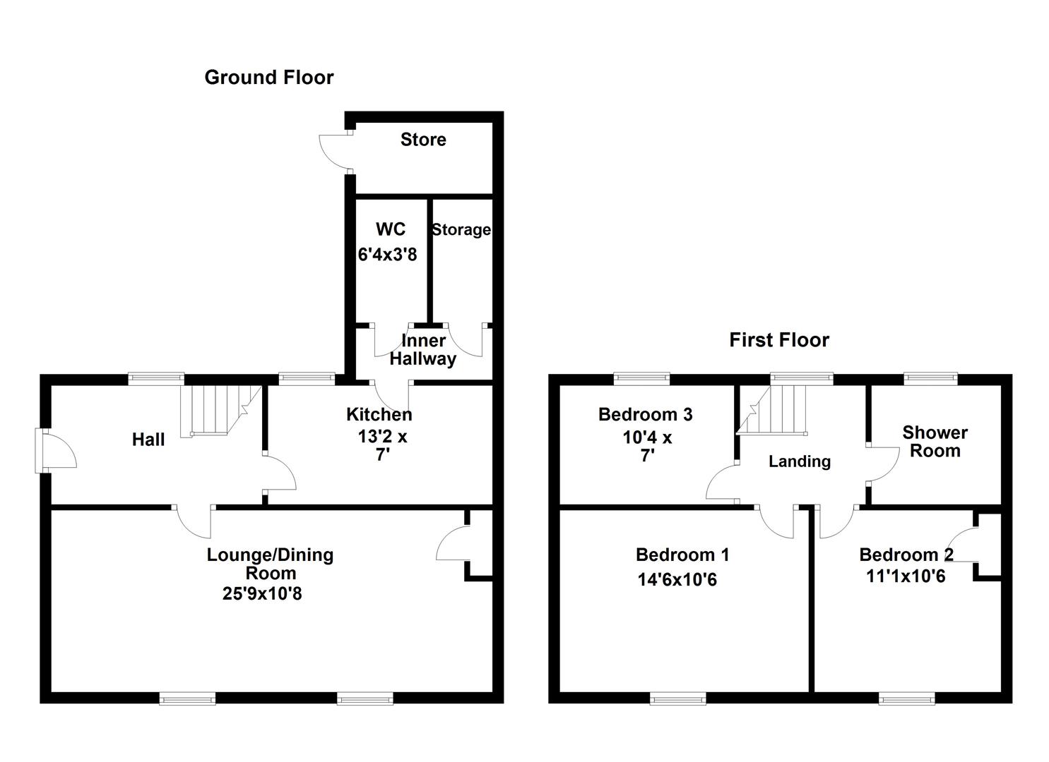 33, East Crescent, Weldon floorplan