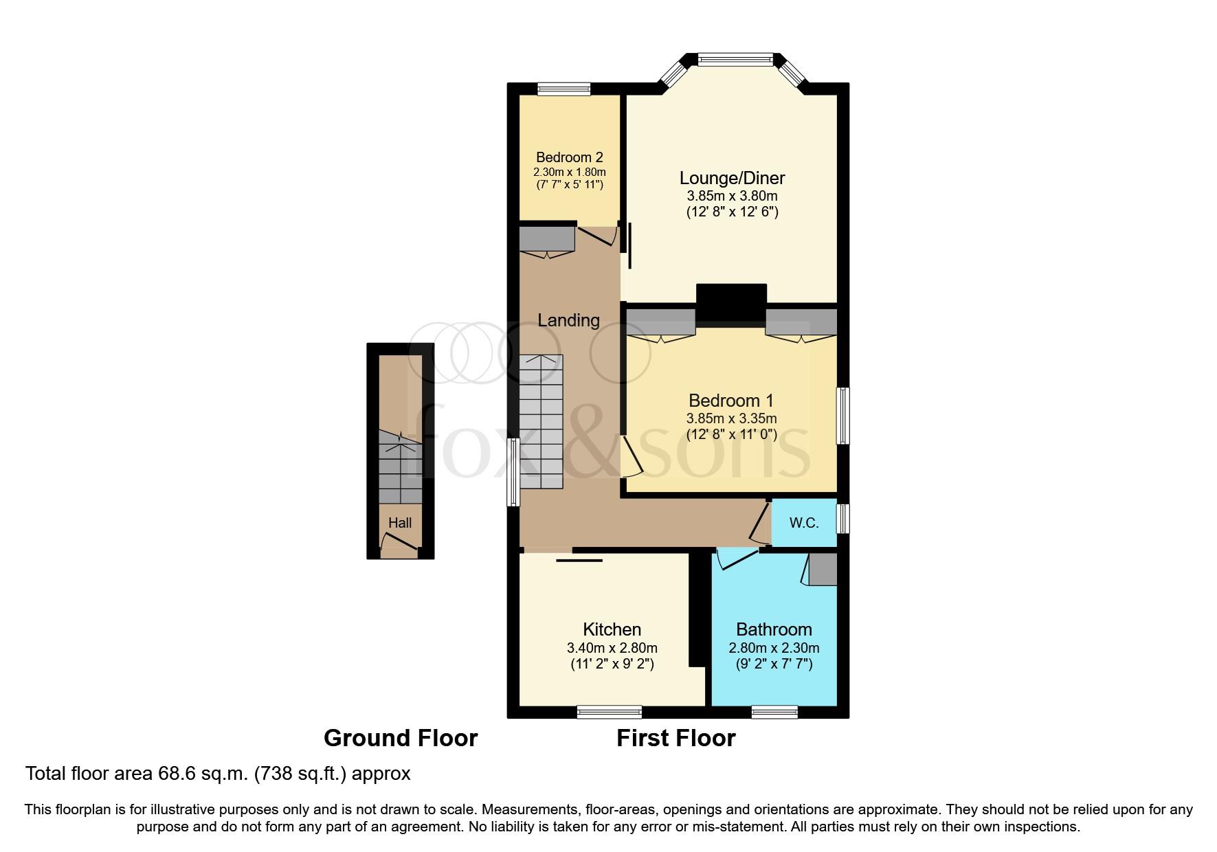 Stanfield Road, Winton, Bournemouth BH9, 2 bedroom flat to rent