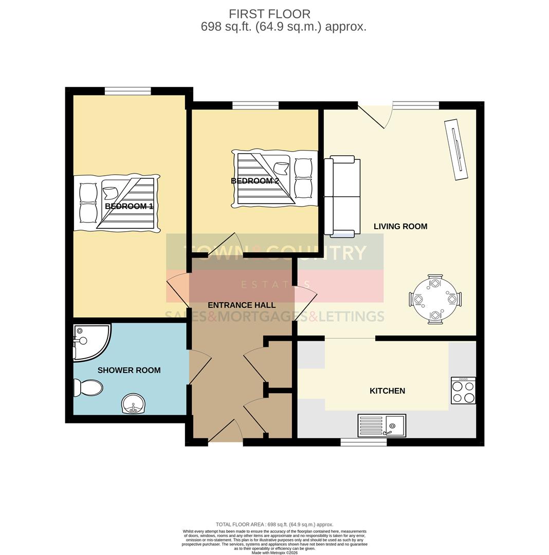 19, Florence Court, Trowbridge floorplan