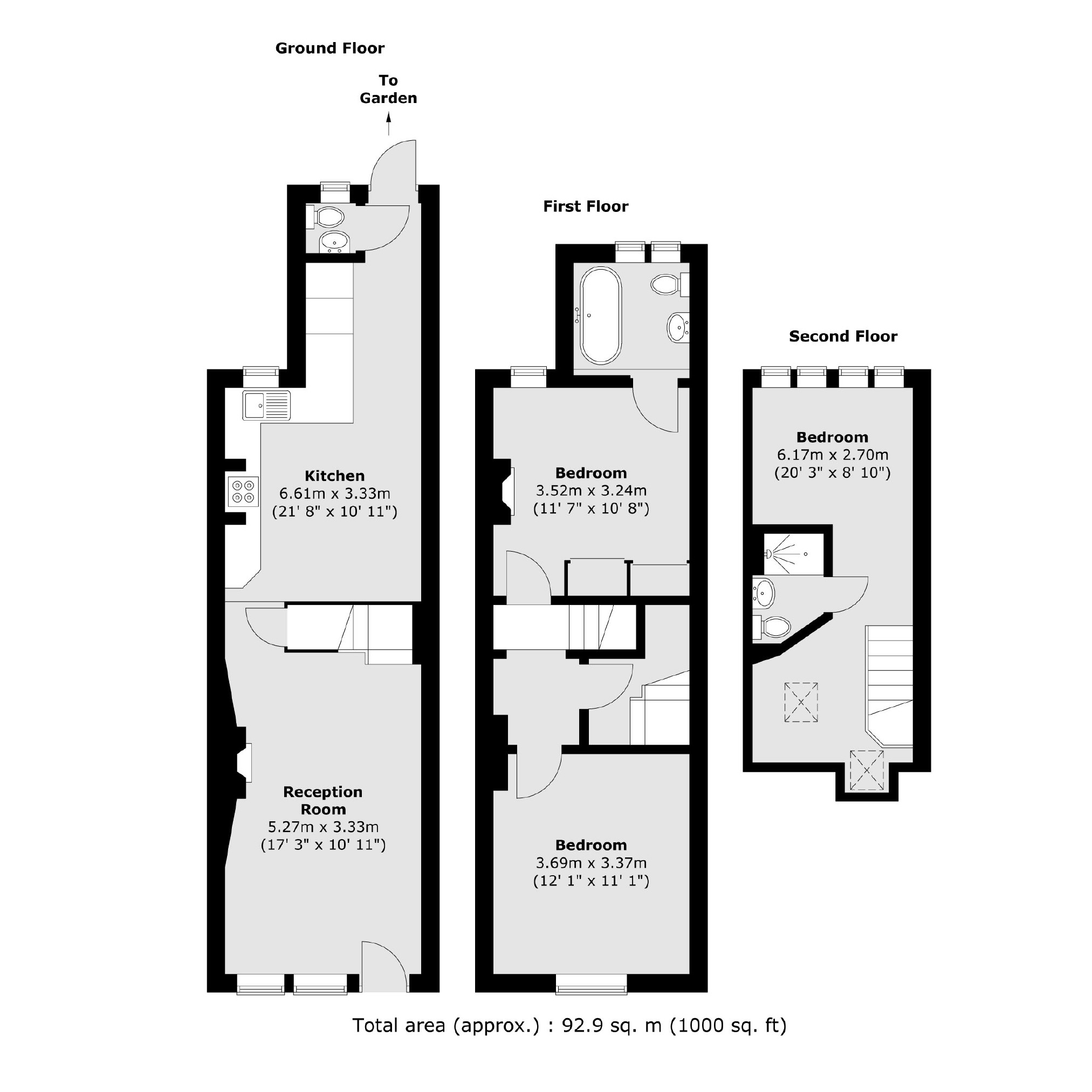 111, Sandycombe Road, Kew floorplan