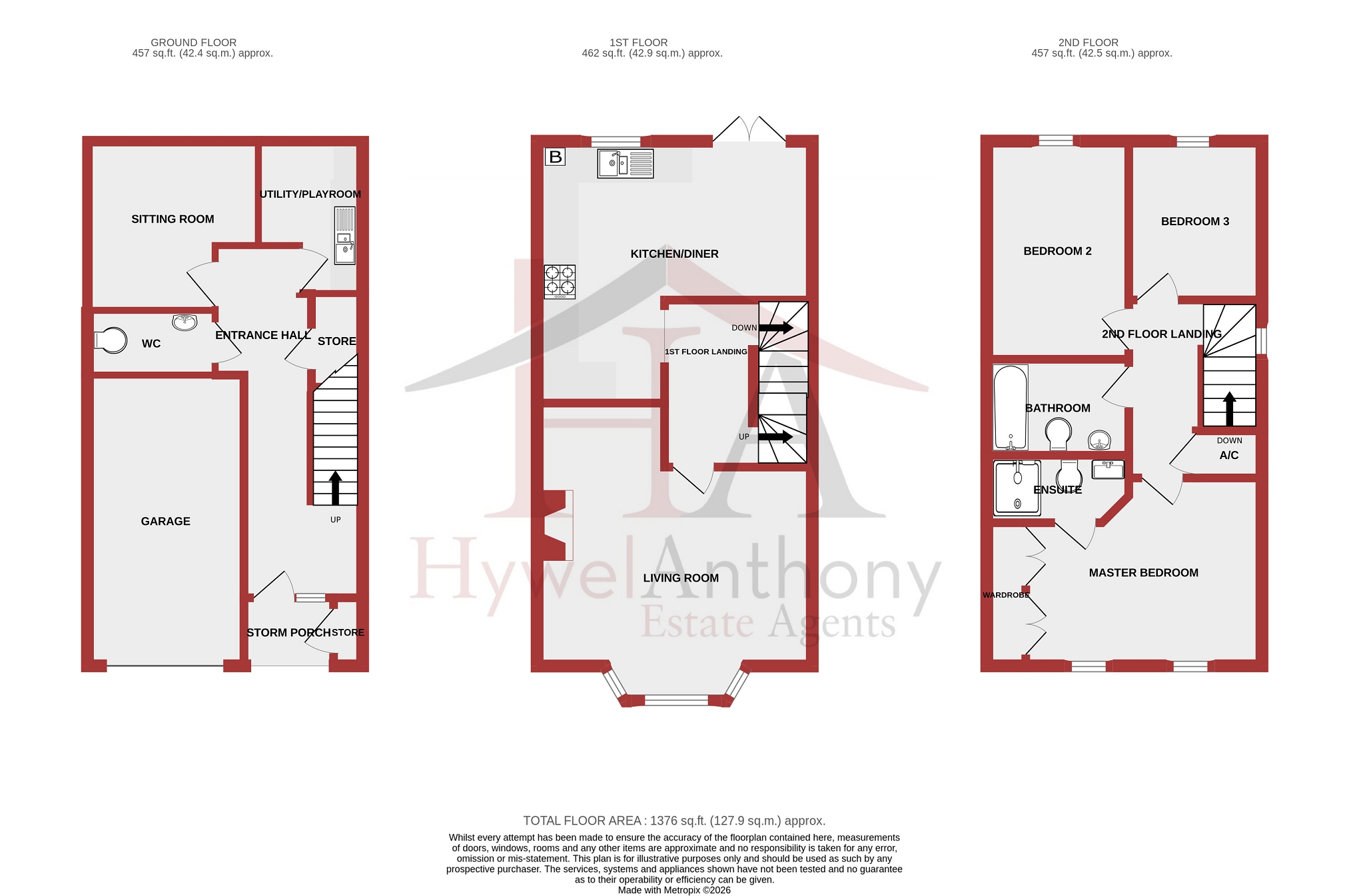 15, Dan Y Graig Heights, Pontyclun floorplan