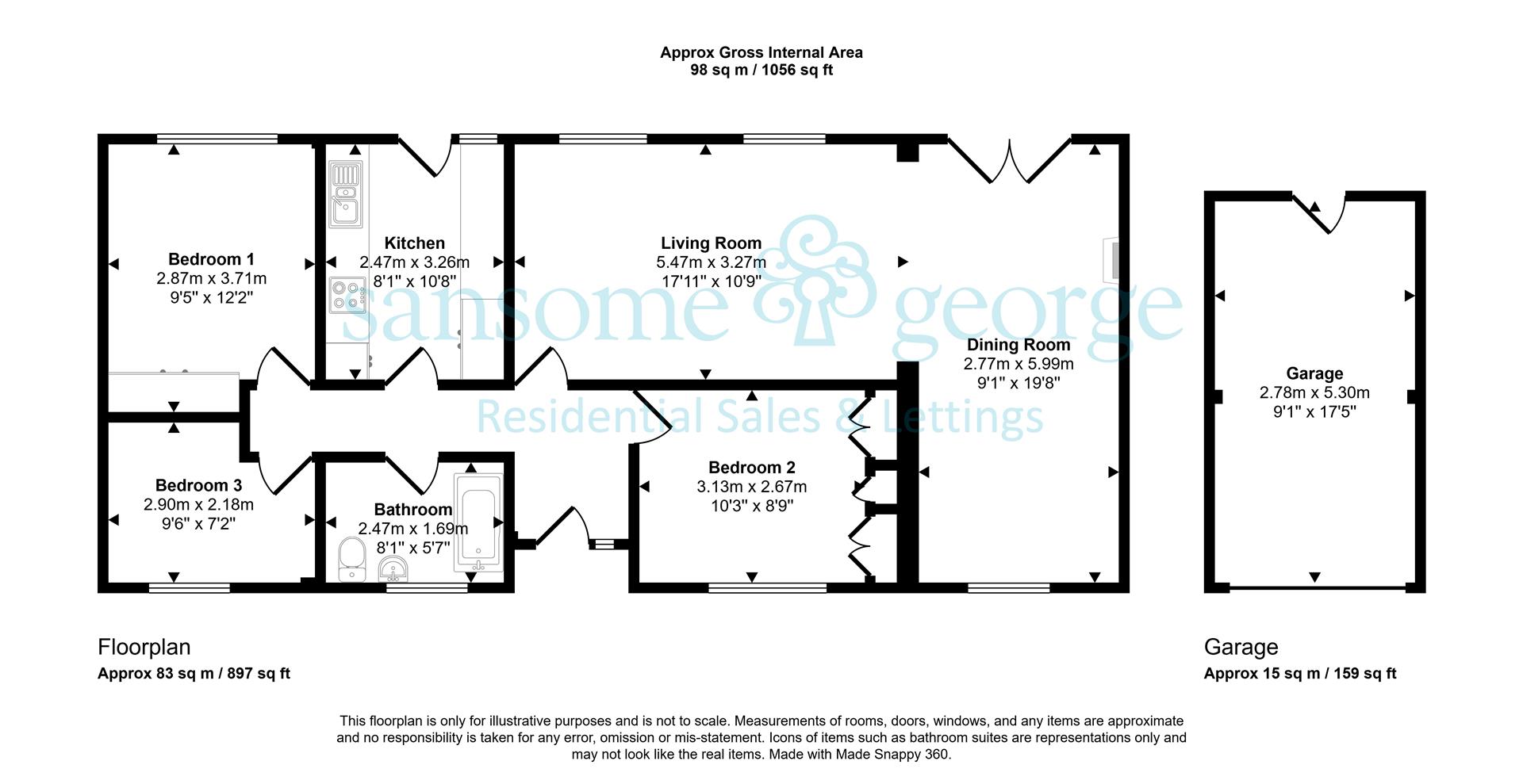 9, Simons Close, Reading floorplan