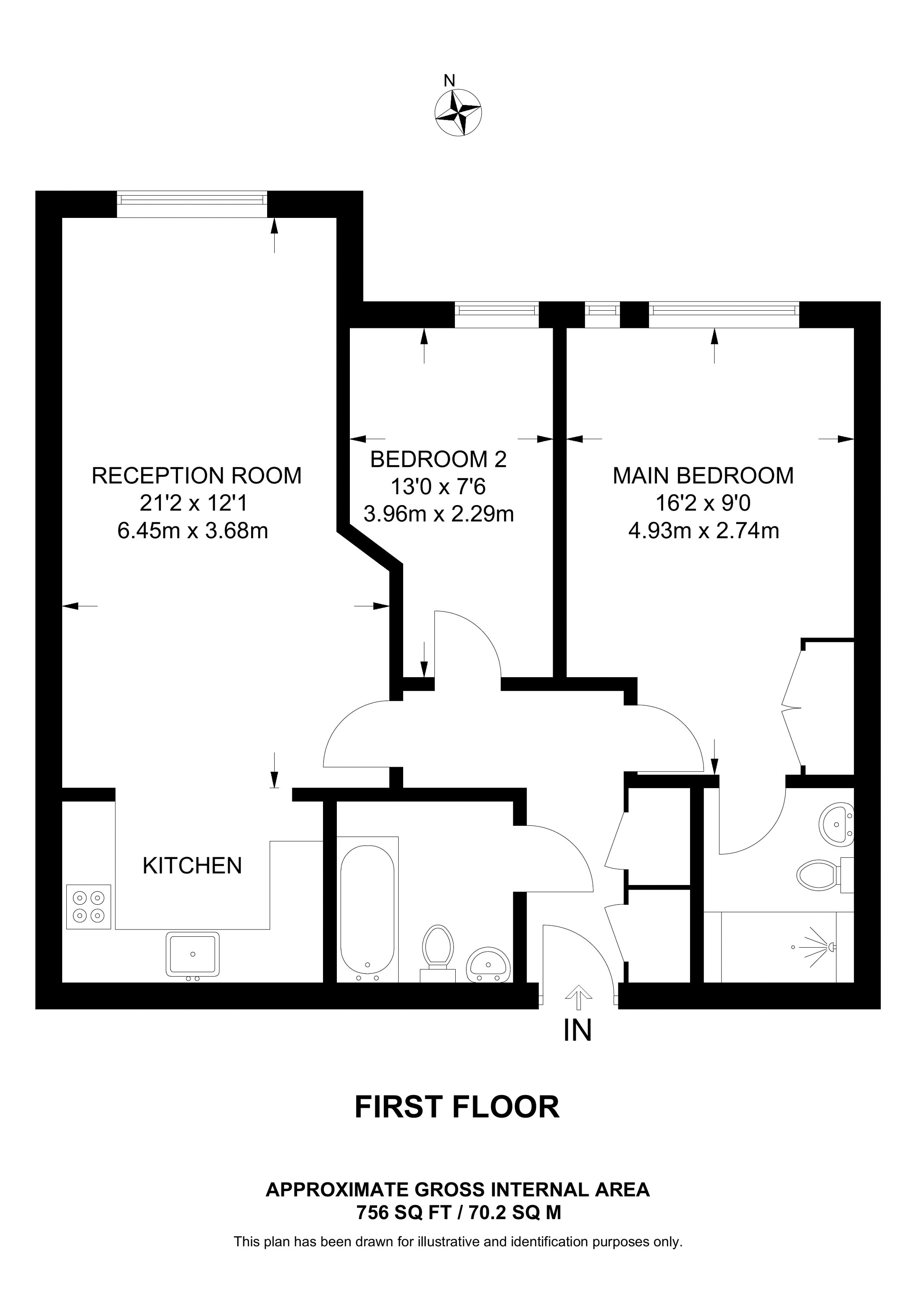 Heathside Road, Woking floorplan