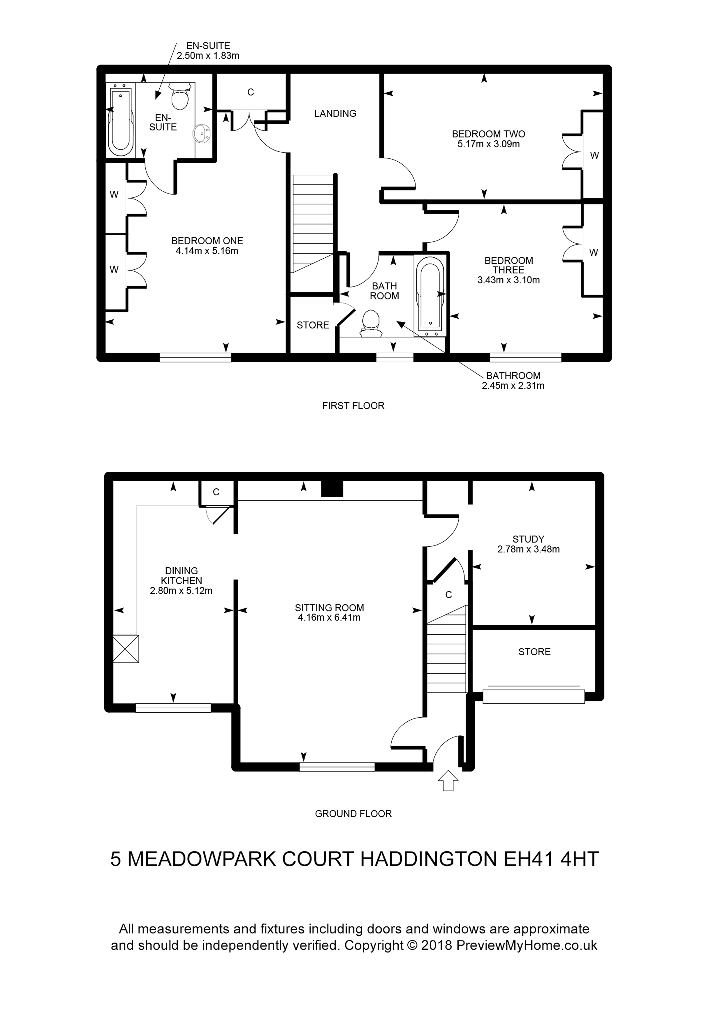 3 Bedrooms End terrace house for sale in Meadowpark Court, Haddington EH41