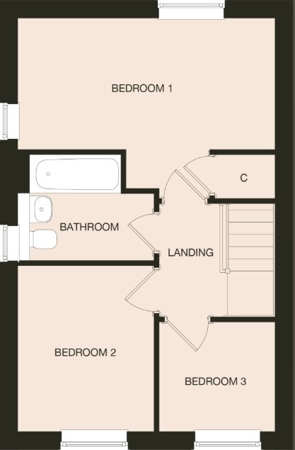 129 Broadacre Way, Chellaston, Derbyshire floorplan