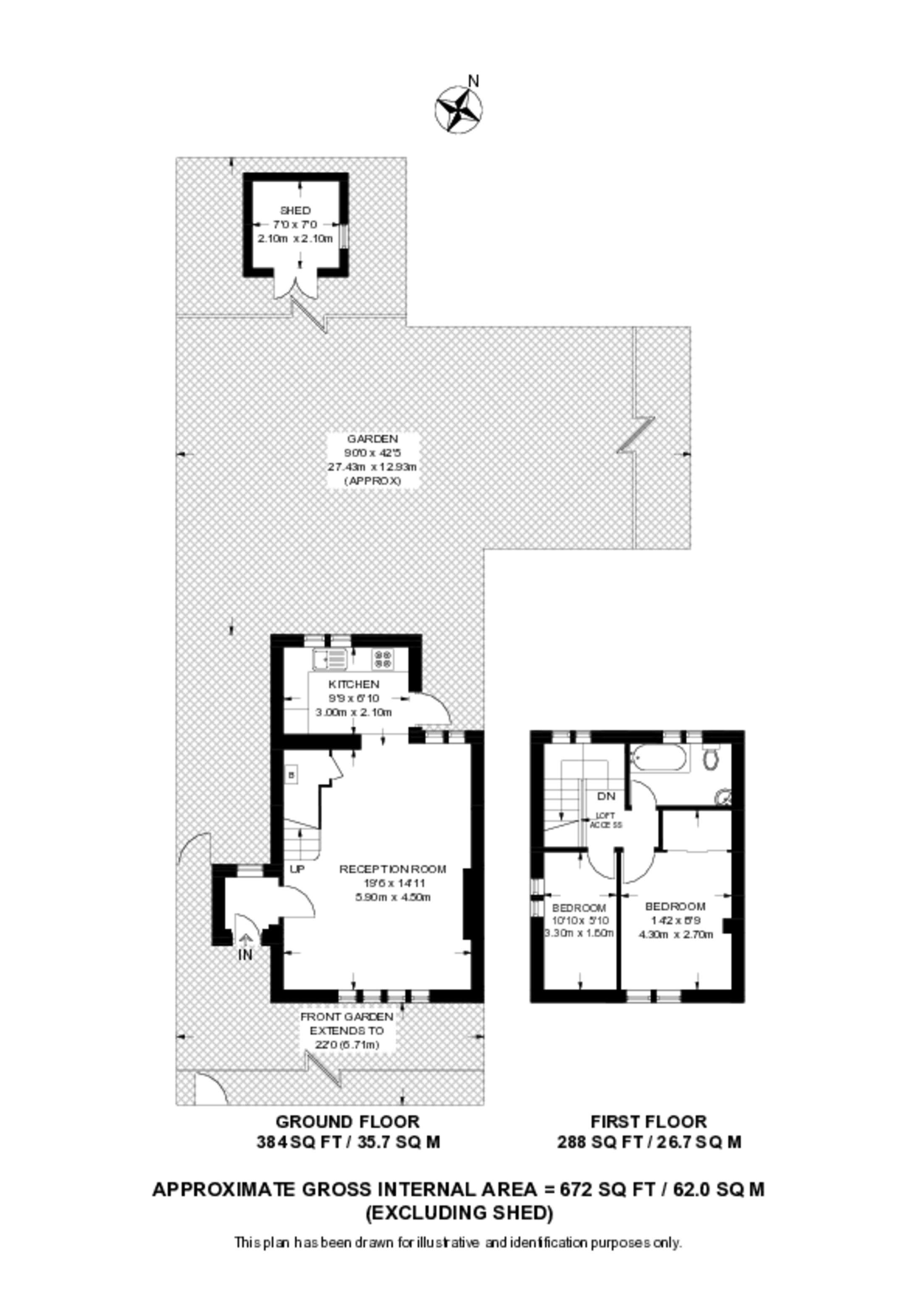 Hogarth Hill, Hampstead Garden Suburb floorplan