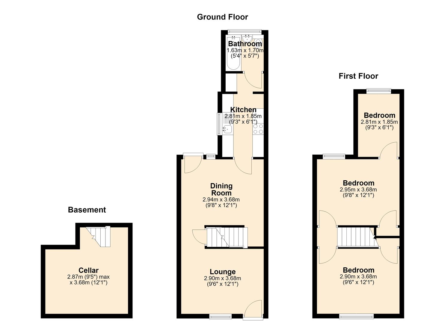 117, Charter Street, Chatham floorplan
