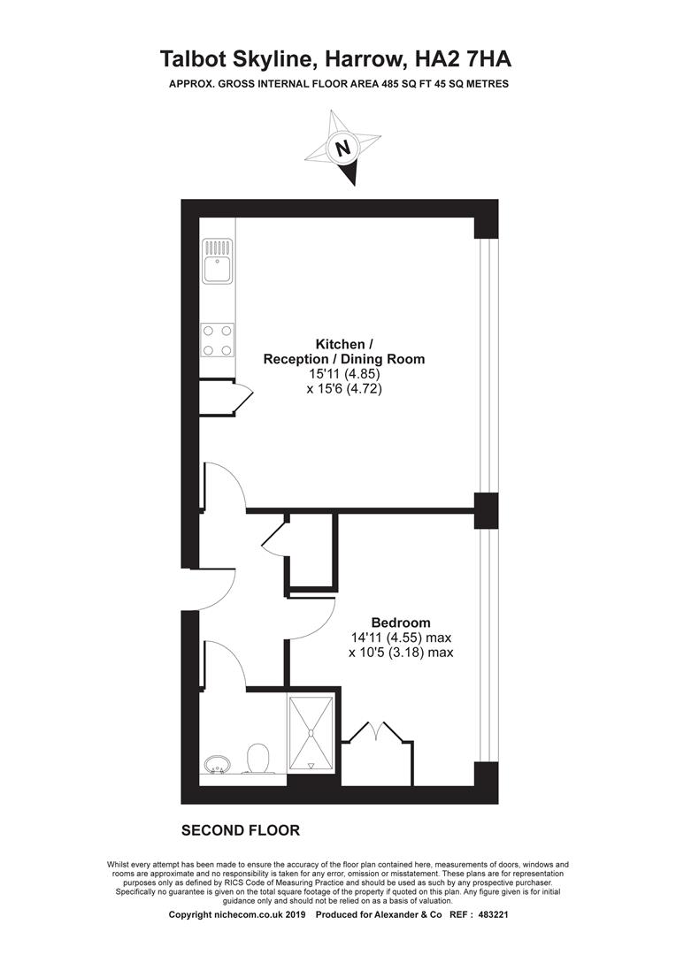 1 Bedrooms Flat for sale in Imperial Drive, North Harrow, Harrow HA2