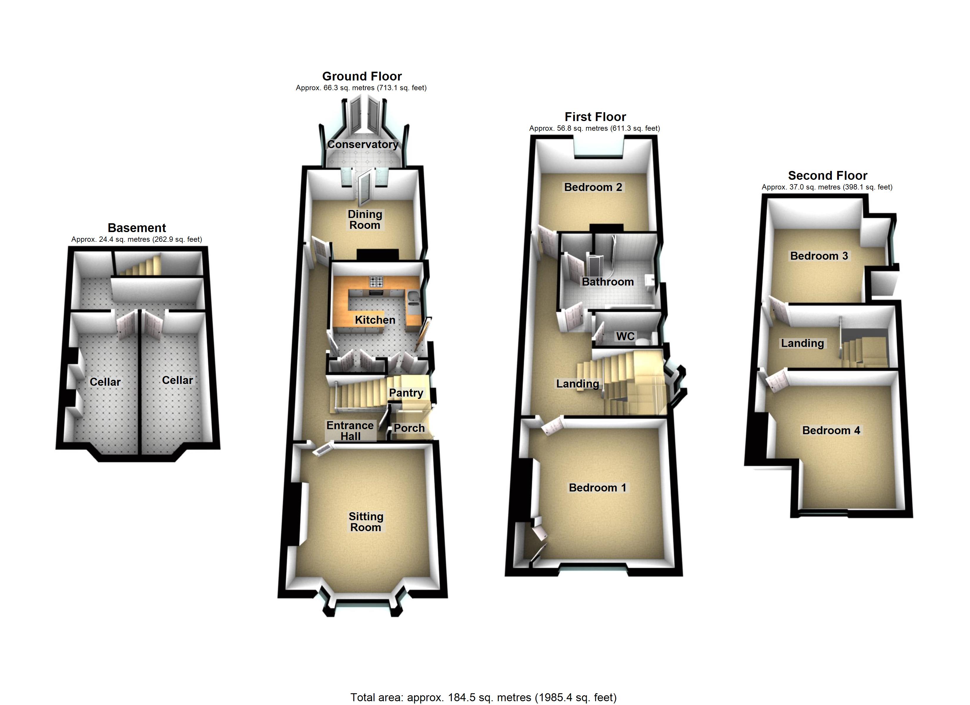 4 Bedrooms Semi-detached house for sale in Swaledale Road, Sheffield S7