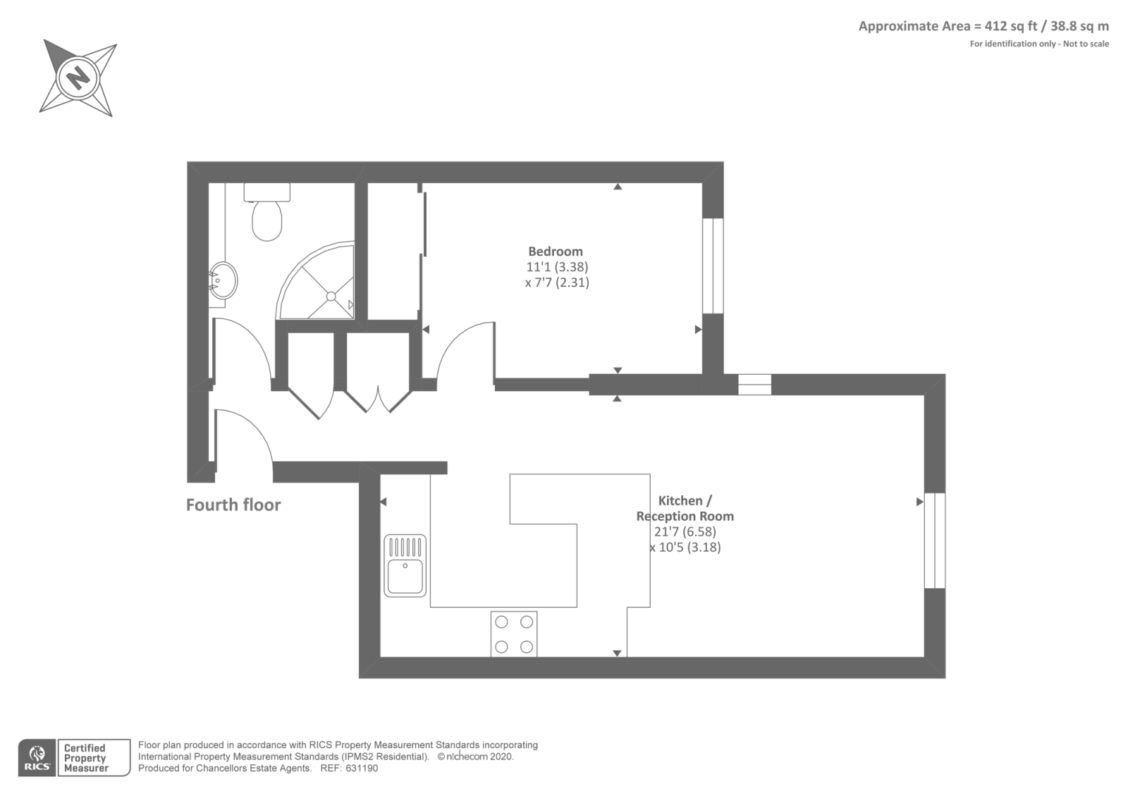 5, Clanricarde Gardens, London floorplan