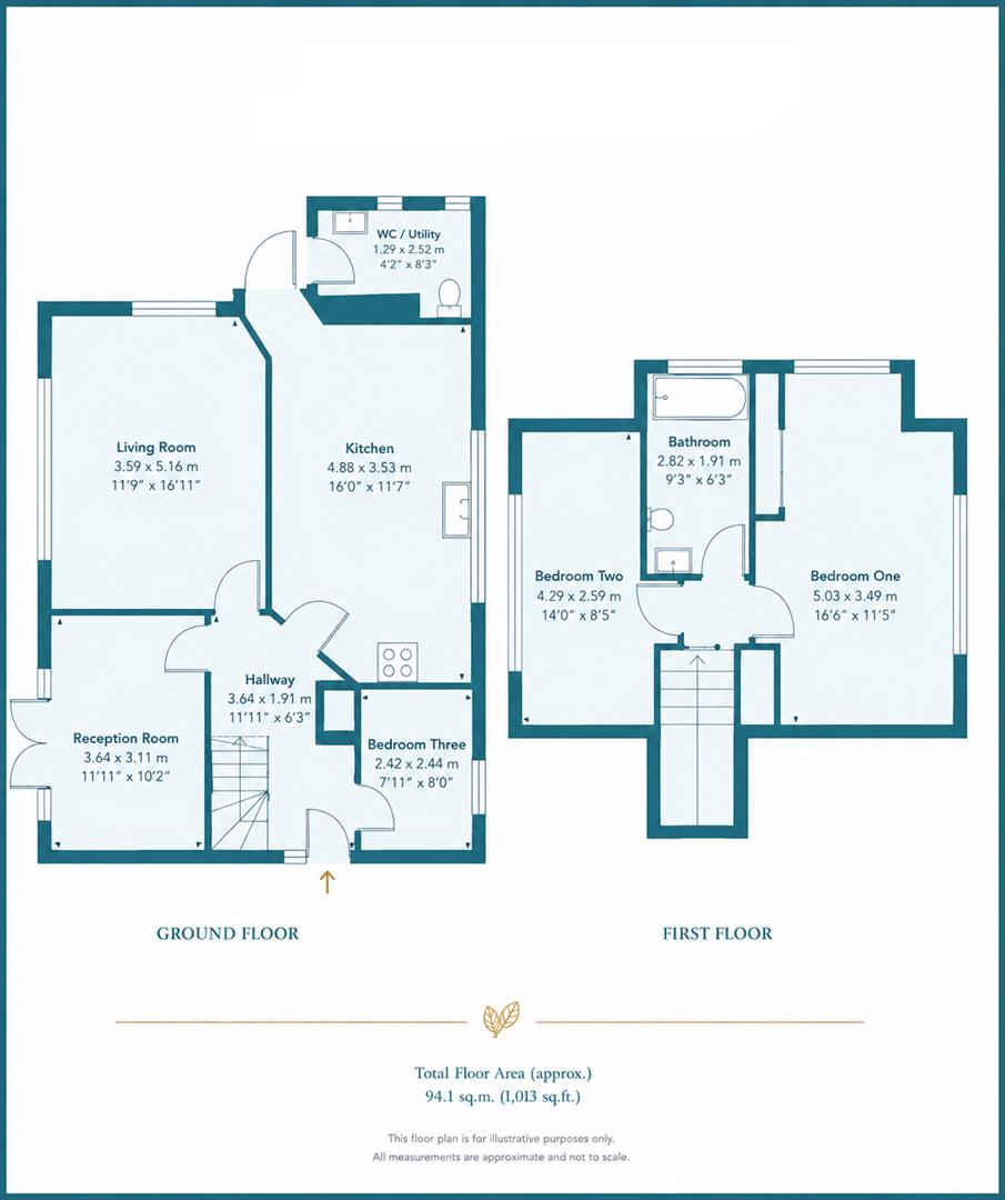 11, Orchard Close, Nottingham floorplan