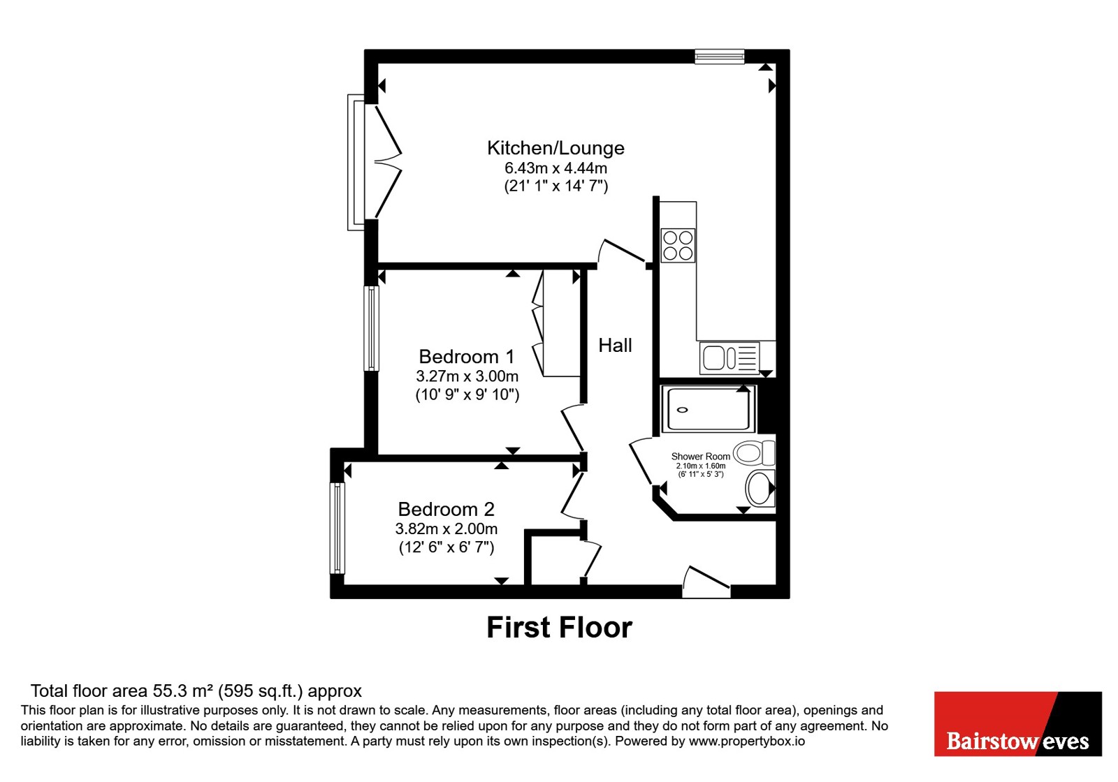 51, Millers Way, Nottingham floorplan