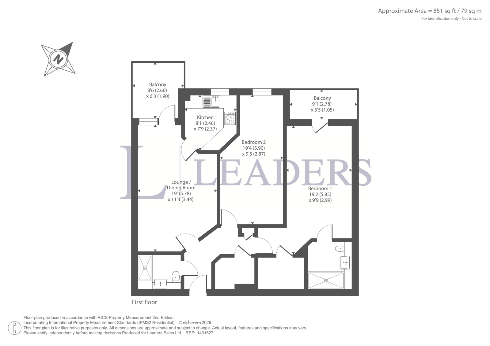 Flat 30, The Boathouse, 100, Riverdene Place, Hampshire floorplan