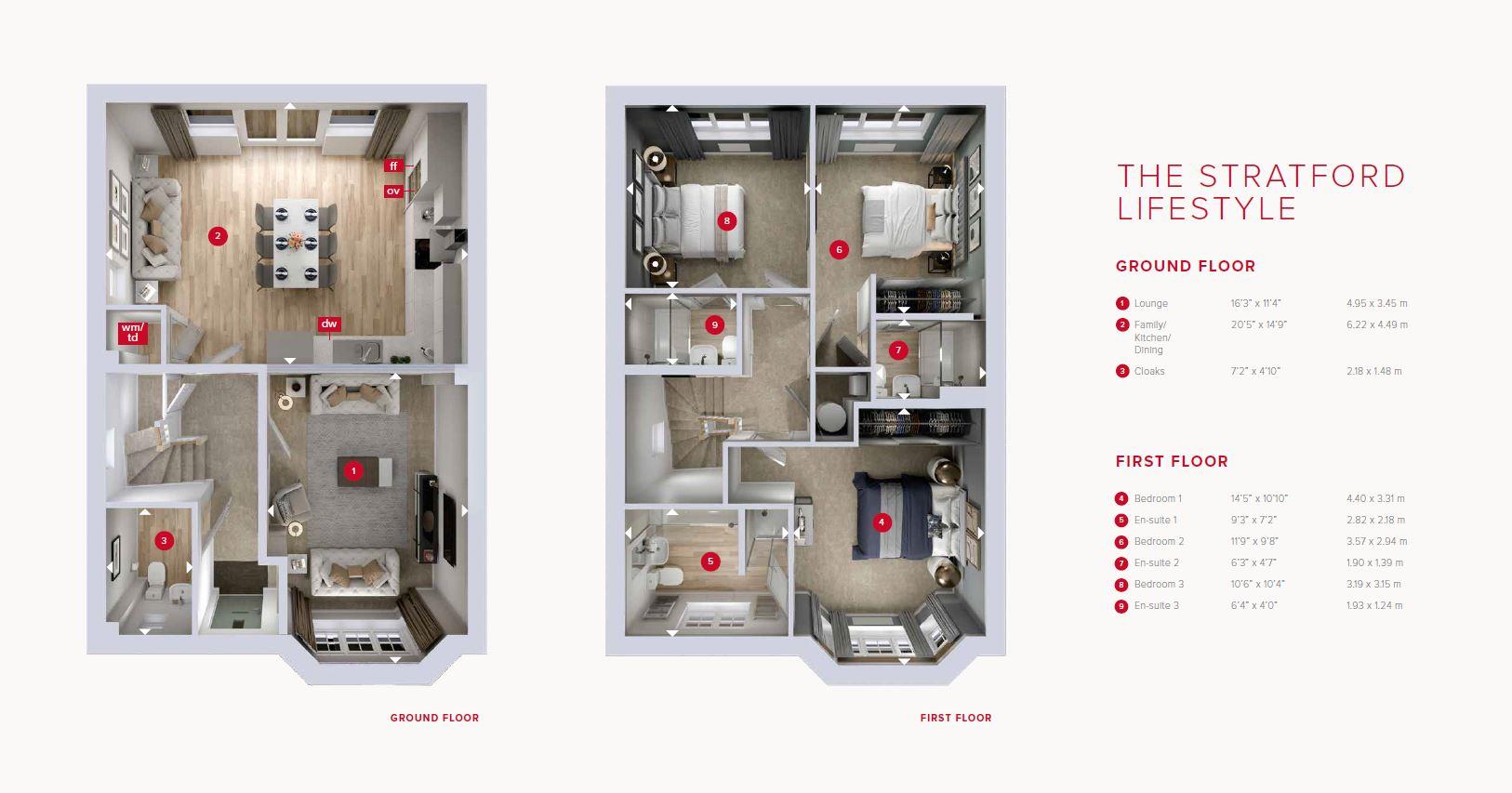 The Stratford, Hazel Park, Gresley Way, Stevenage floorplan