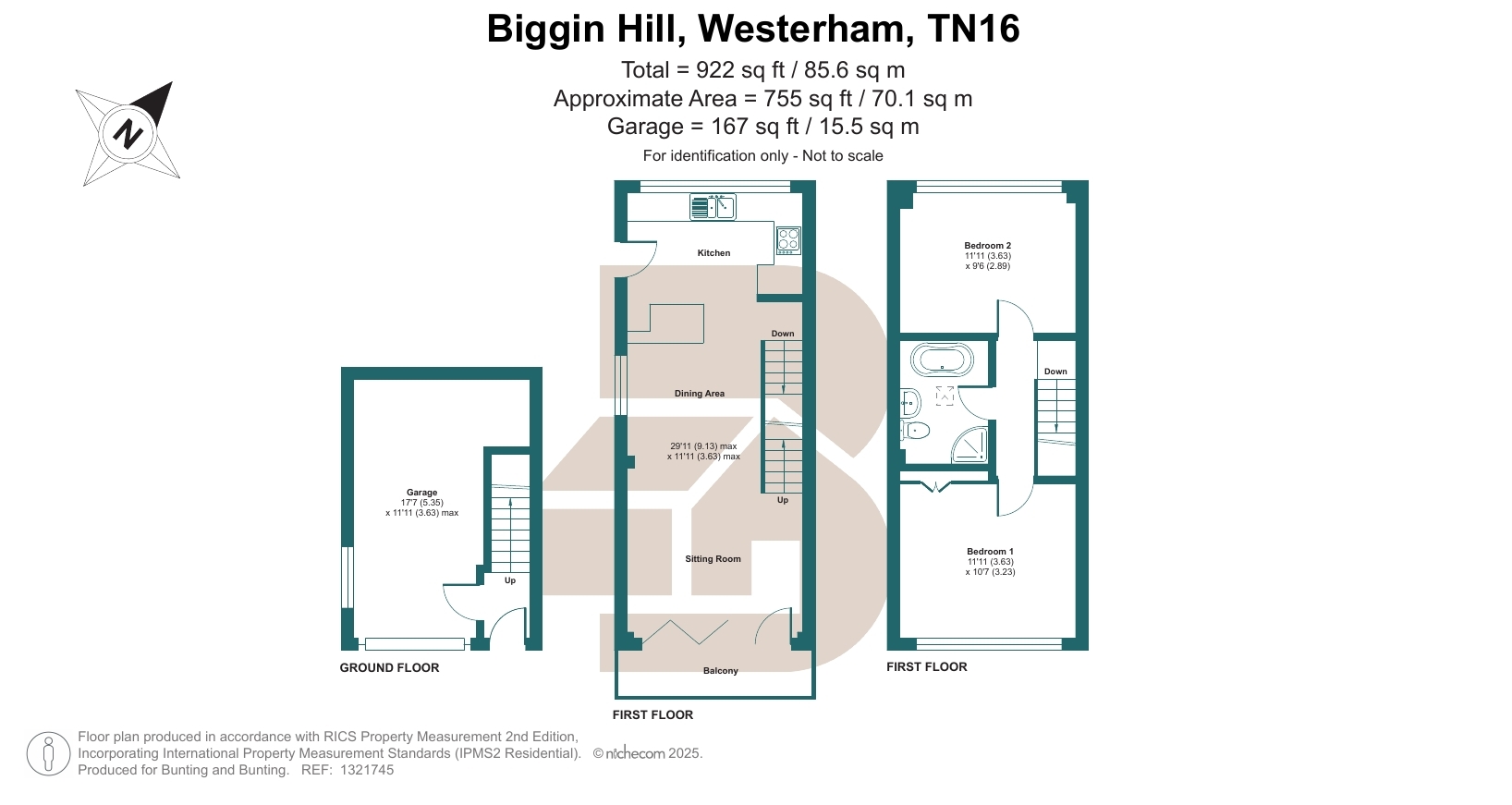 The Grove, Biggin Hill, Westerham, Kent, TN16 floorplan