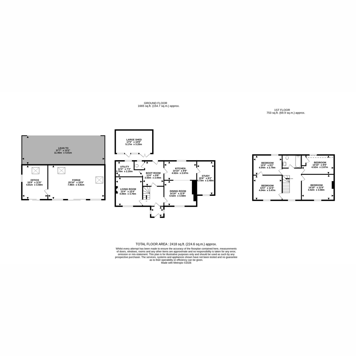 75, The Green, Froxfield floorplan