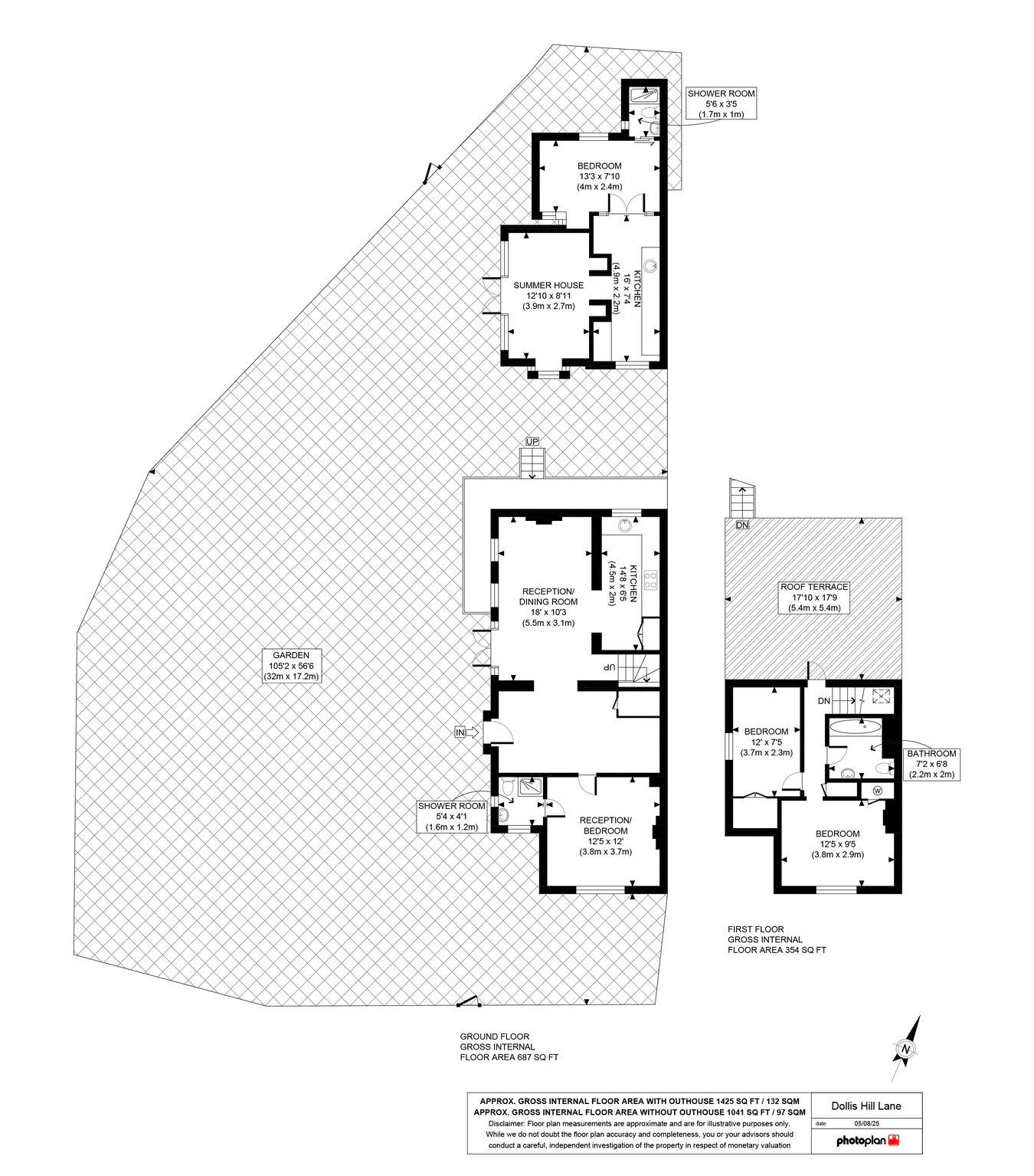 112, Dollis Hill Lane, London floorplan