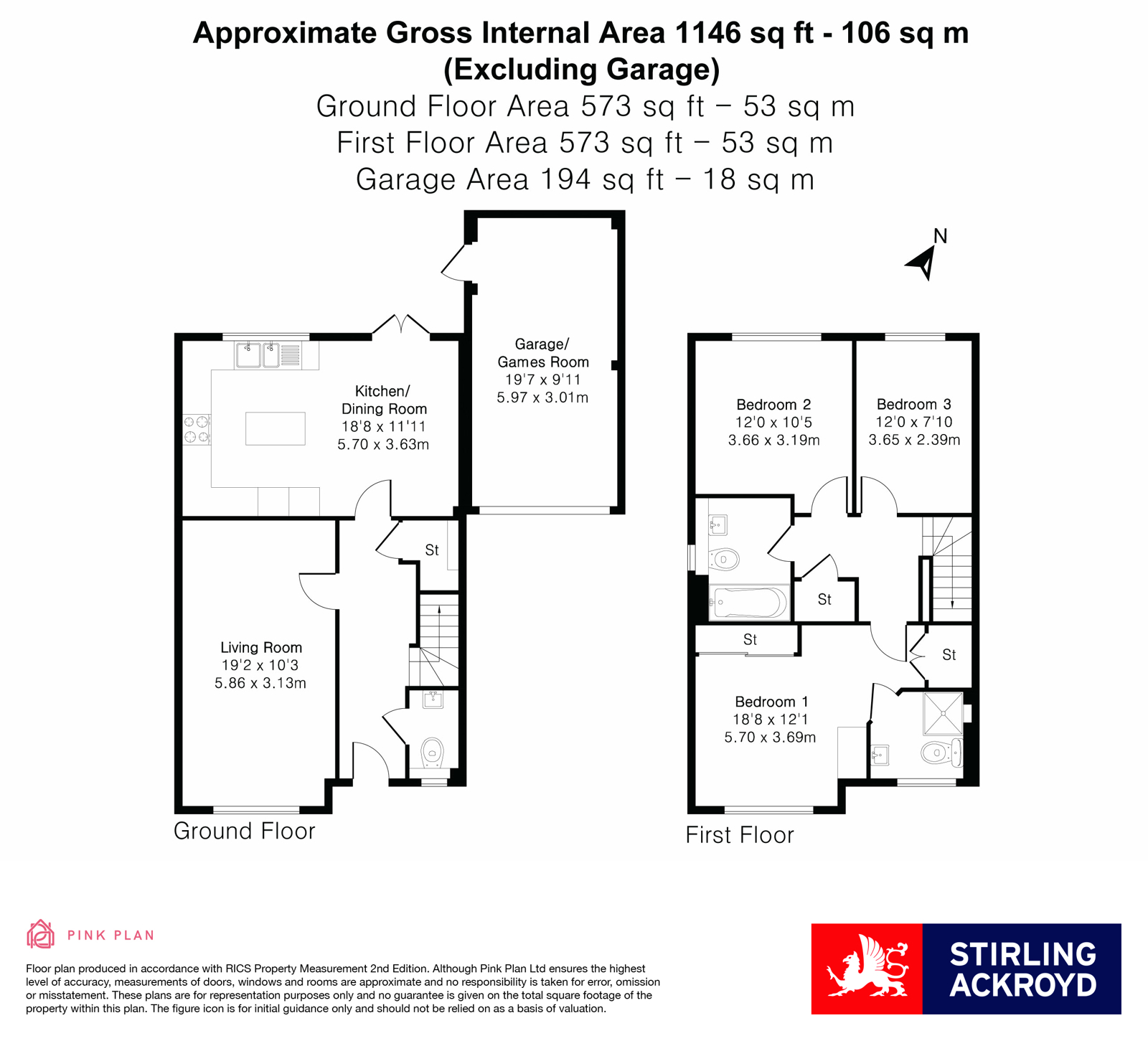 3 Yardleys,, The Gower, Surrey floorplan