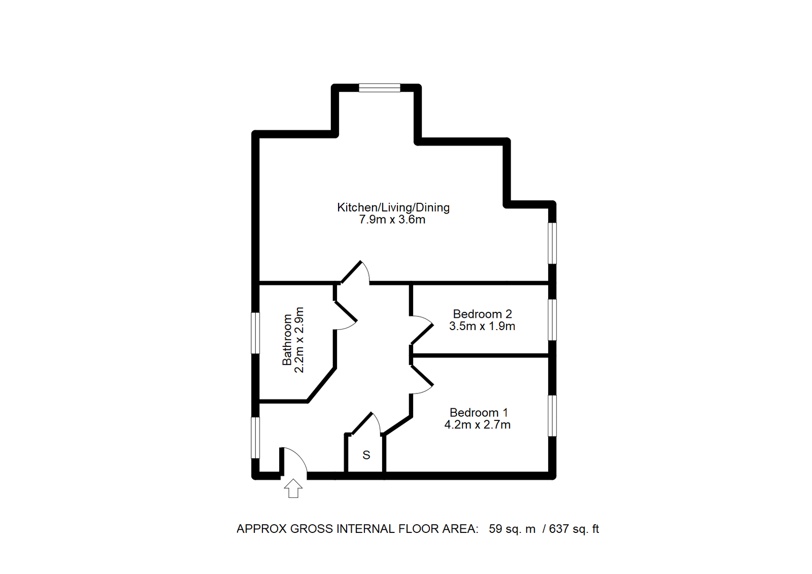 Langwood Court, Rossendale floorplan
