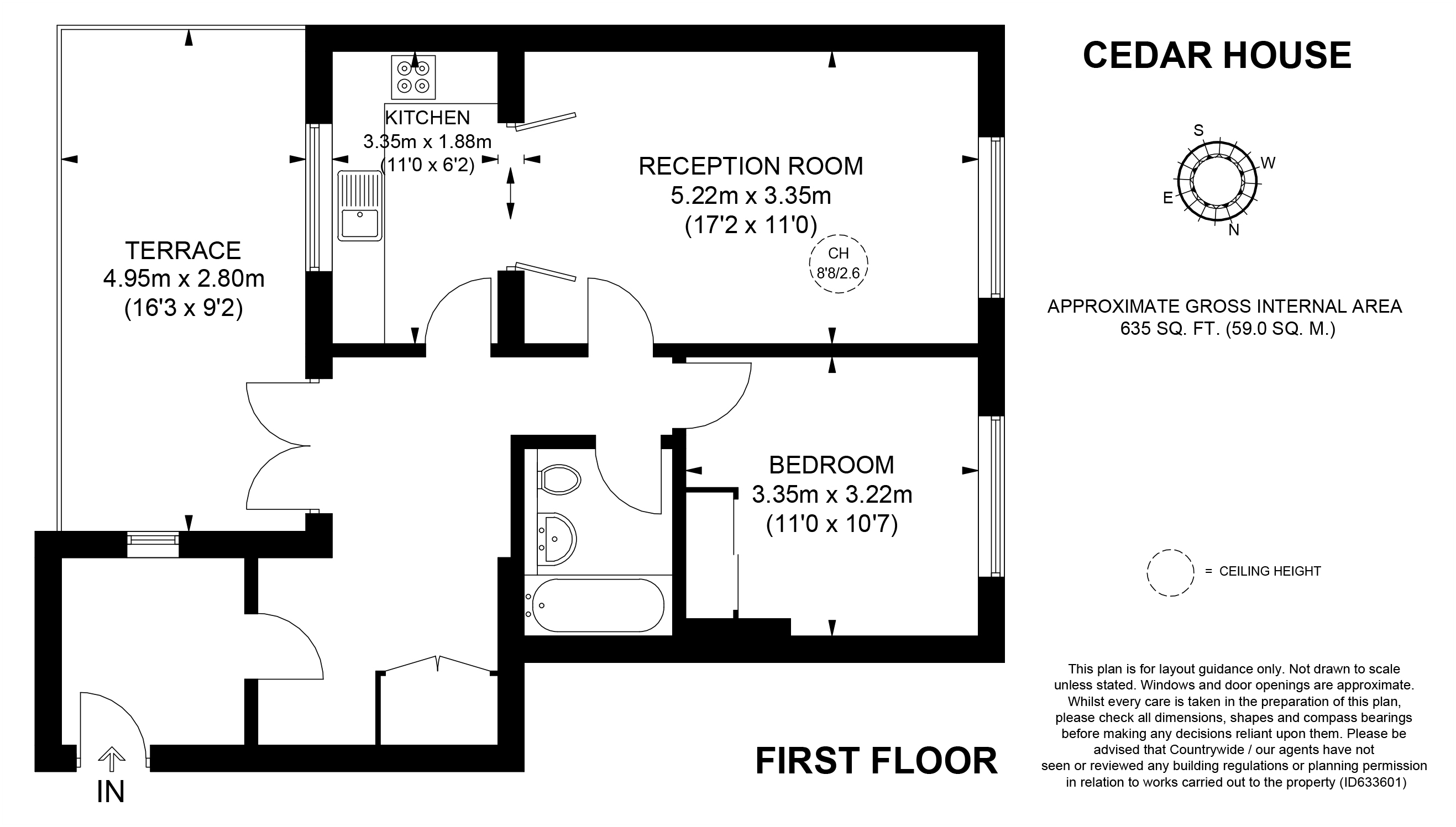 Flat 10, Cedar House, 39-41, Nottingham Place, London floorplan