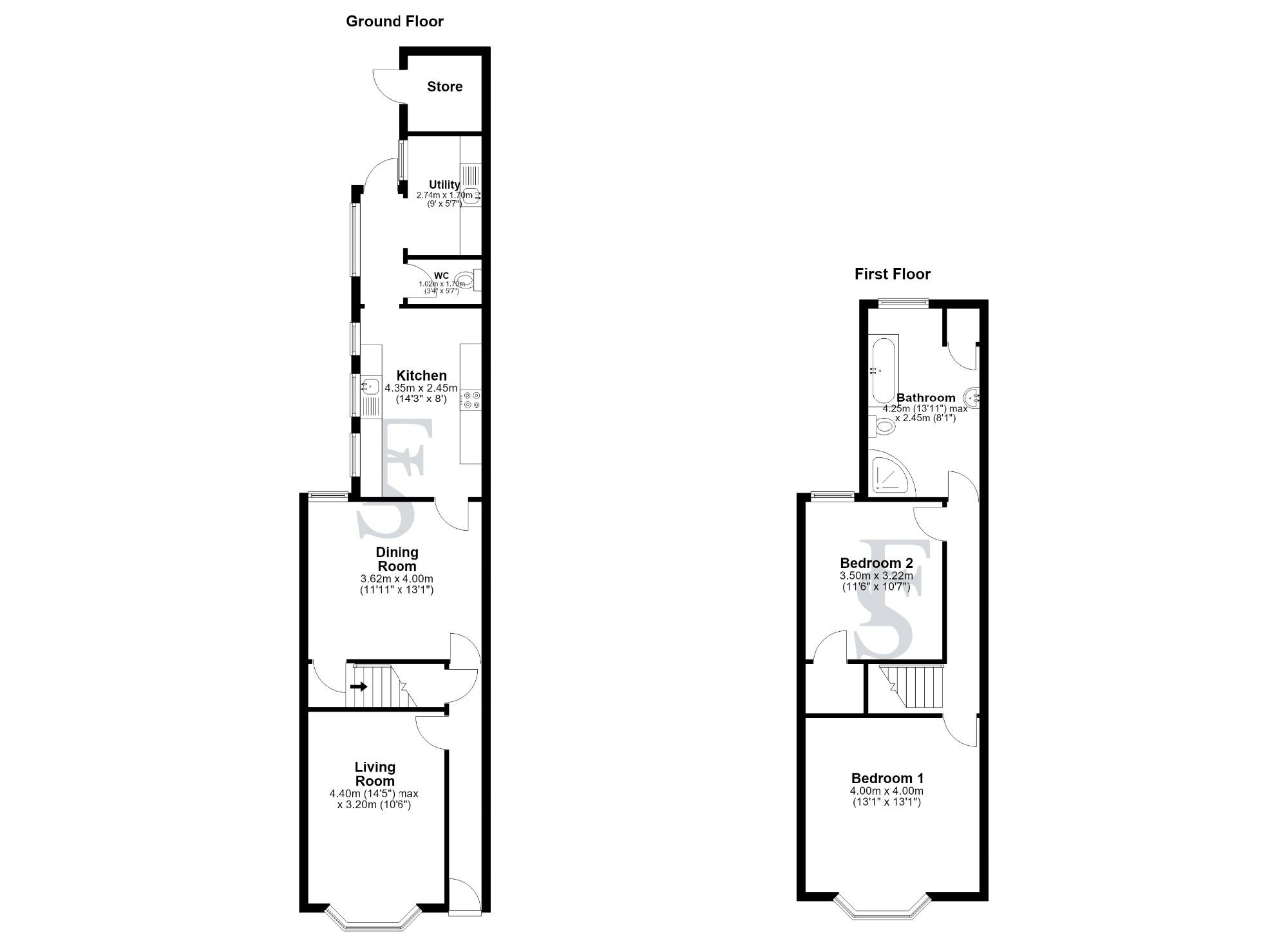 147 Barclay Street, Leicester floorplan