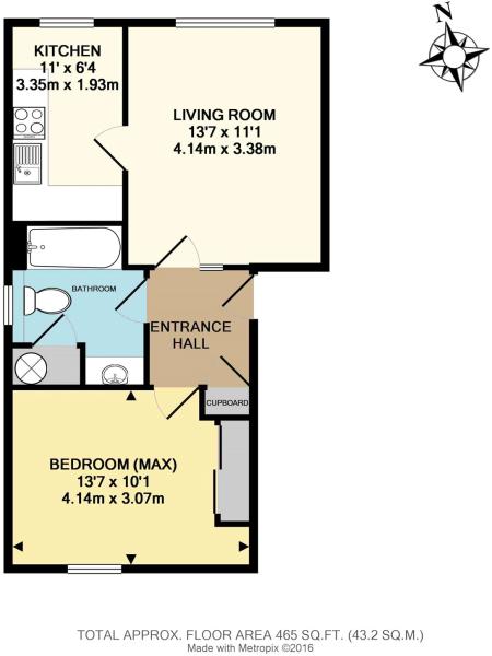 1 Bedrooms Flat to rent in Copse Lane, Horley RH6