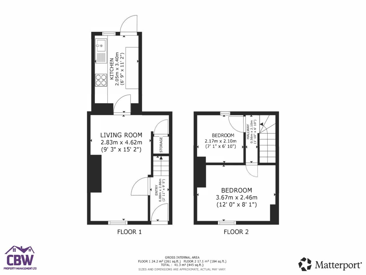 Hendre Street, Caernarfon floorplan