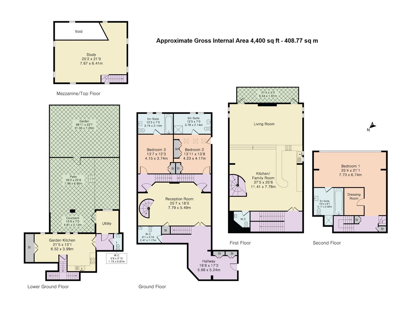 3 Kirkstall House, The Ridgeway, Mill Hill floorplan
