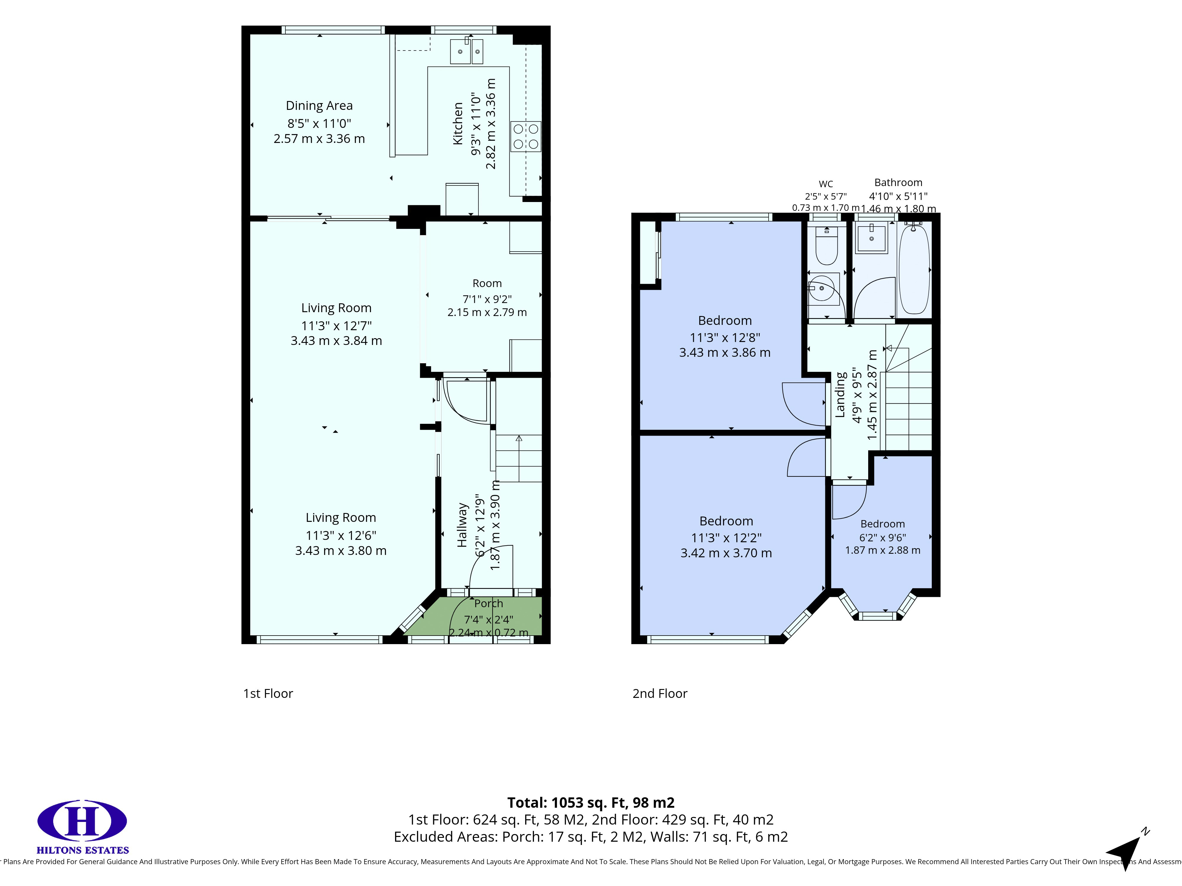 17, Rowley Close, Wembley floorplan