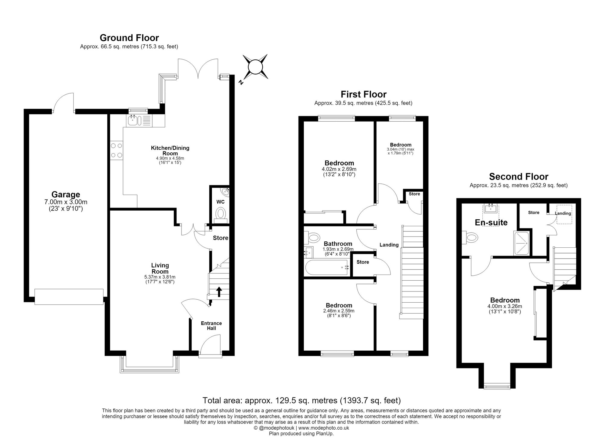 33 Garden Fields, Hitchin floorplan