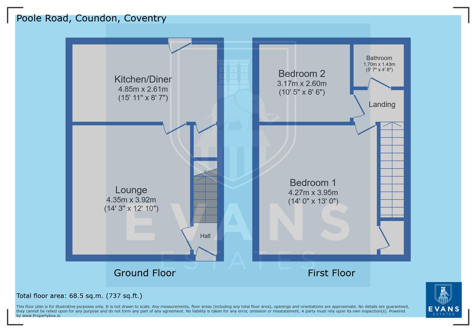 62, Poole Road, Coventry floorplan