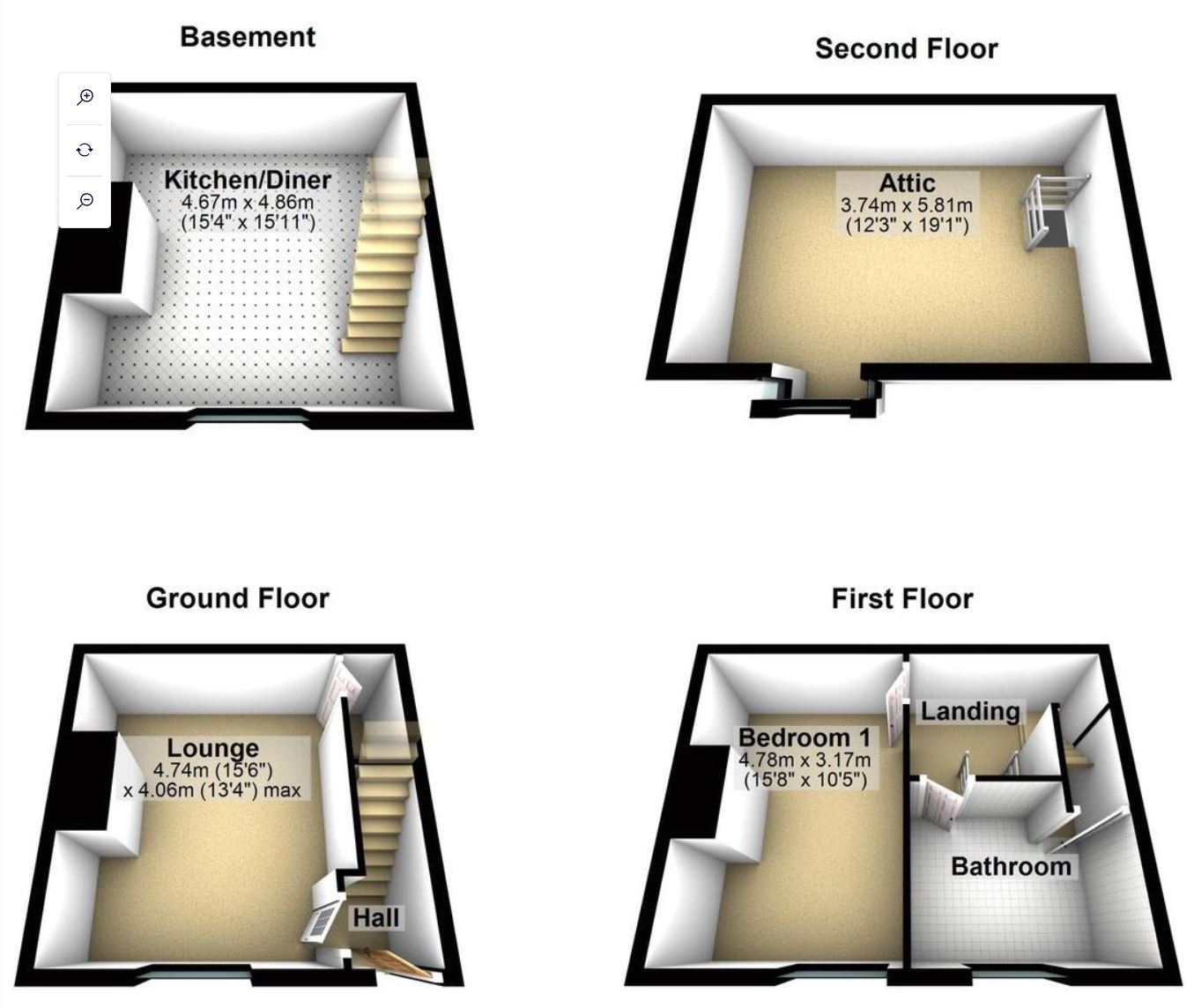387, New Mill Road, Holmfirth floorplan