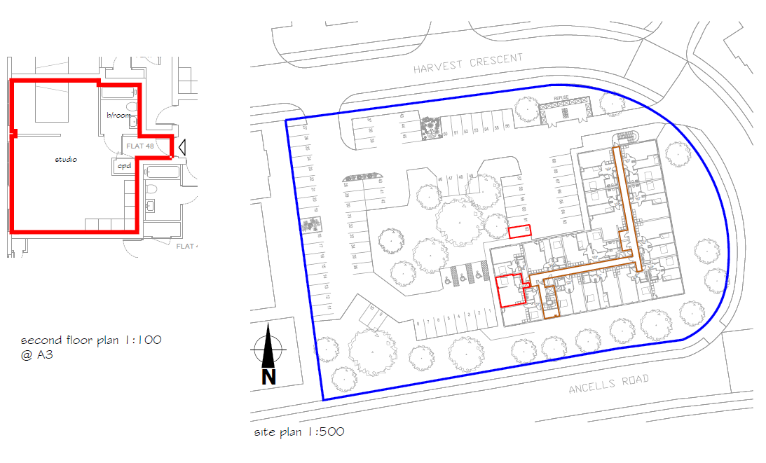 0 Bedrooms Studio for sale in Oak House, Harvest Crescent, Fleet GU51