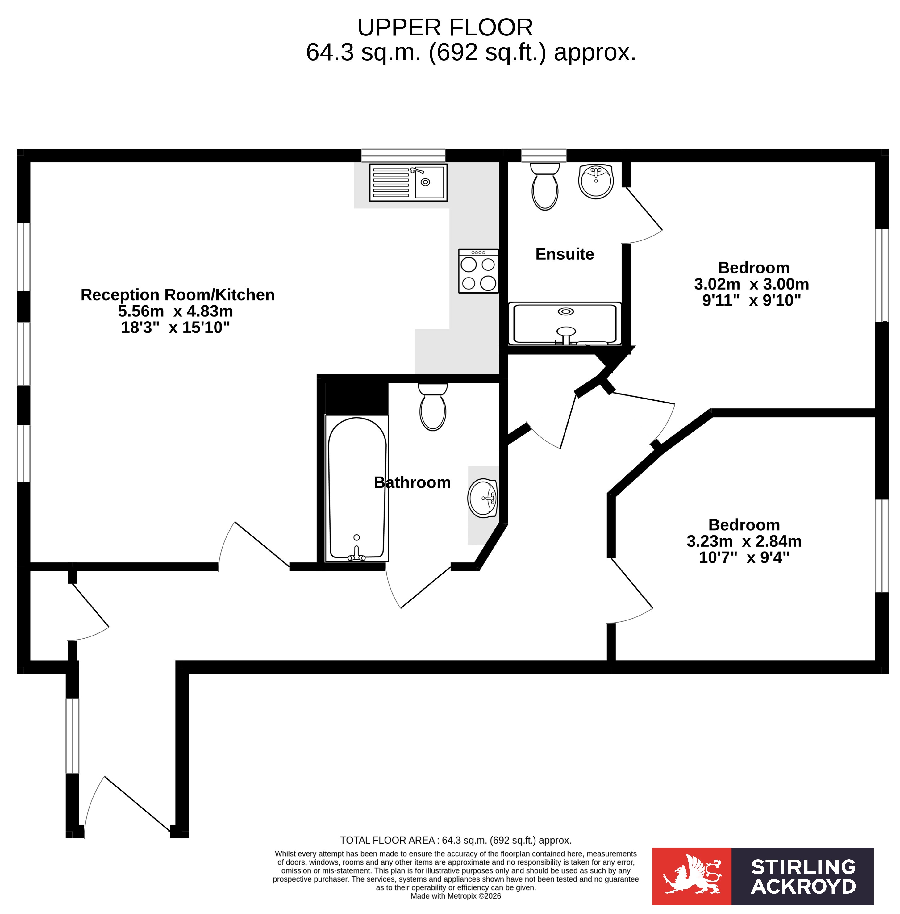 Flat 20, Victoria Place,, North Road, Surrey floorplan