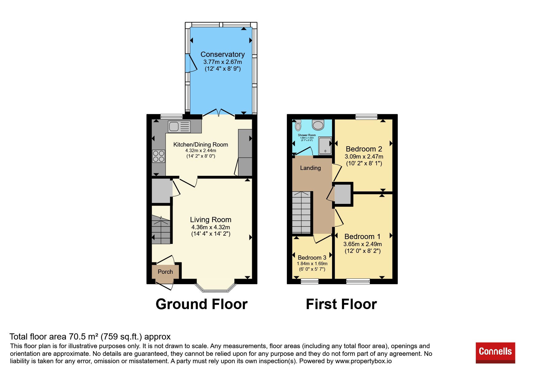 22, Ottawa Close, Worcester floorplan